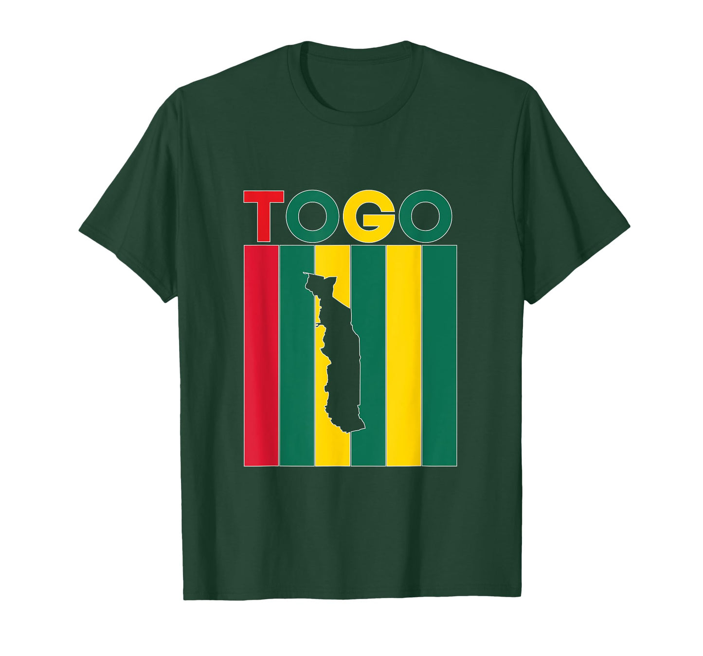 togo Country Borders T-Shirt