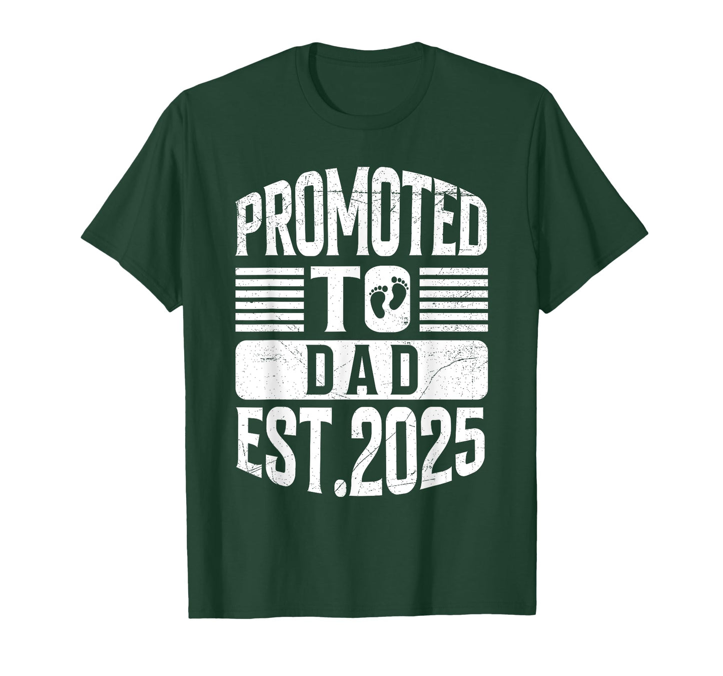 Pregnancy Announcement Promoted to Dad Est. 2025 T-Shirt
