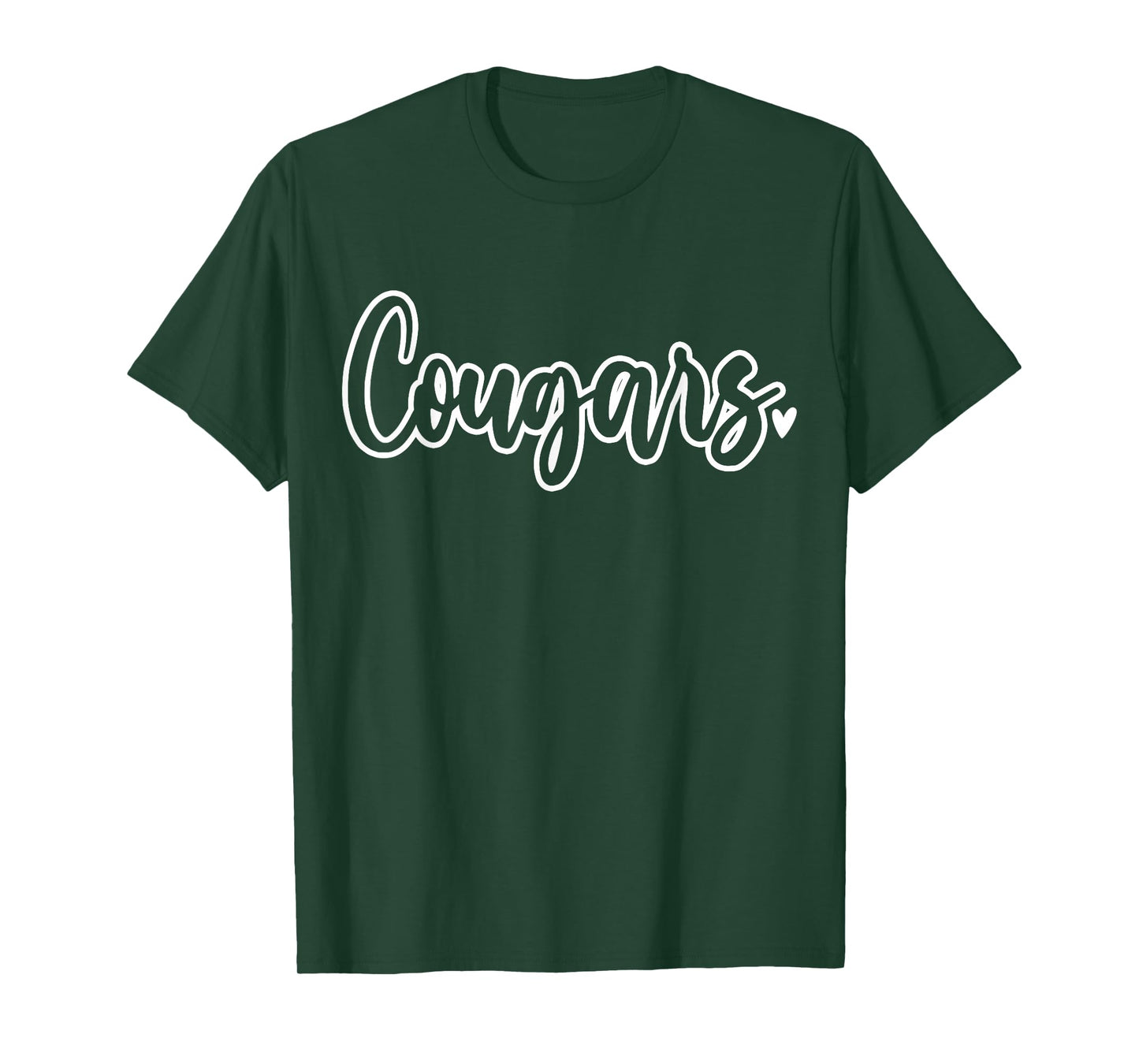Cougars School Sports Fan Team Spirit Mascot Gift Vintage T-Shirt
