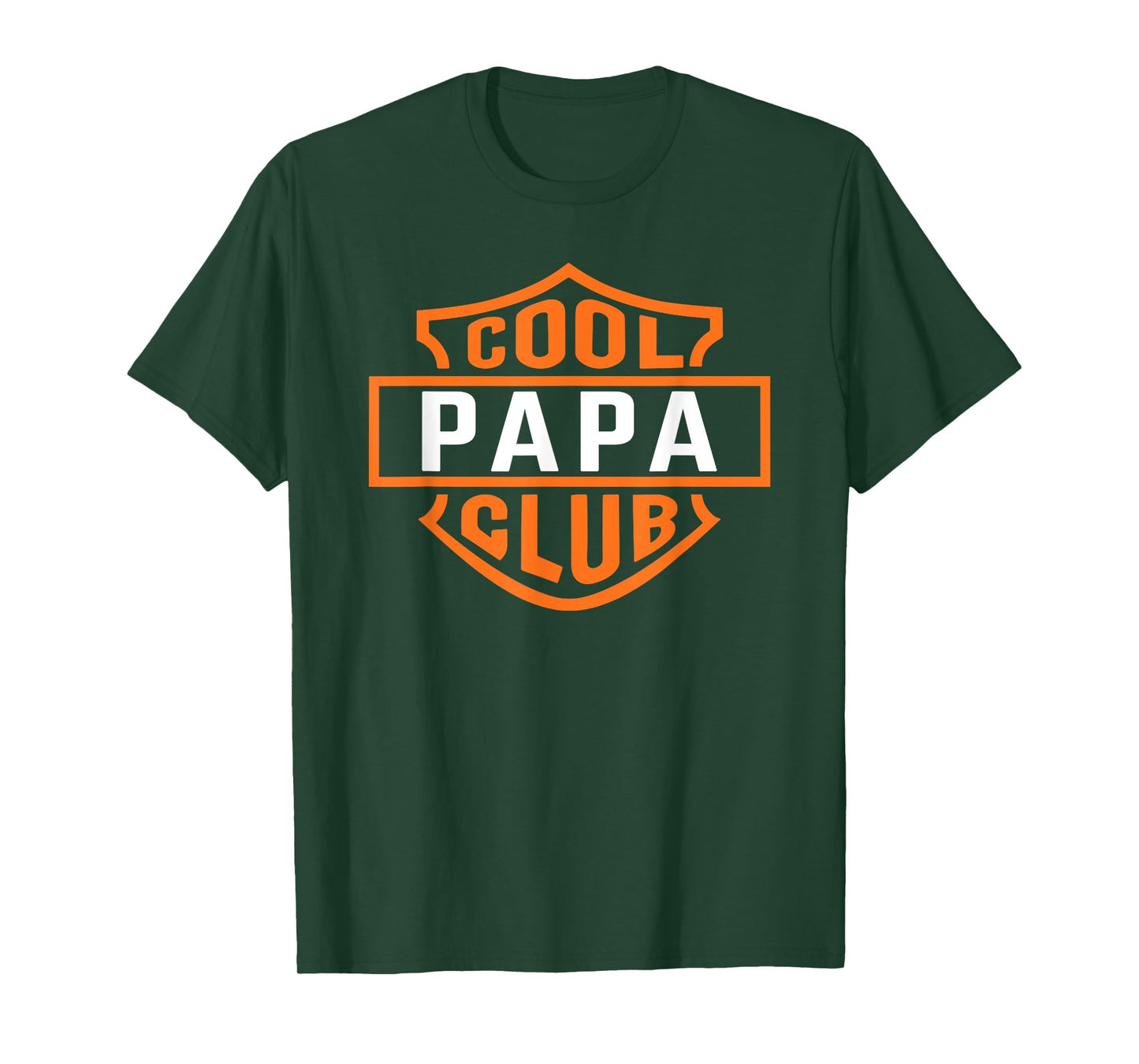Retro Cool Papa Club Funny Daddy Mens Father's Day T-Shirt