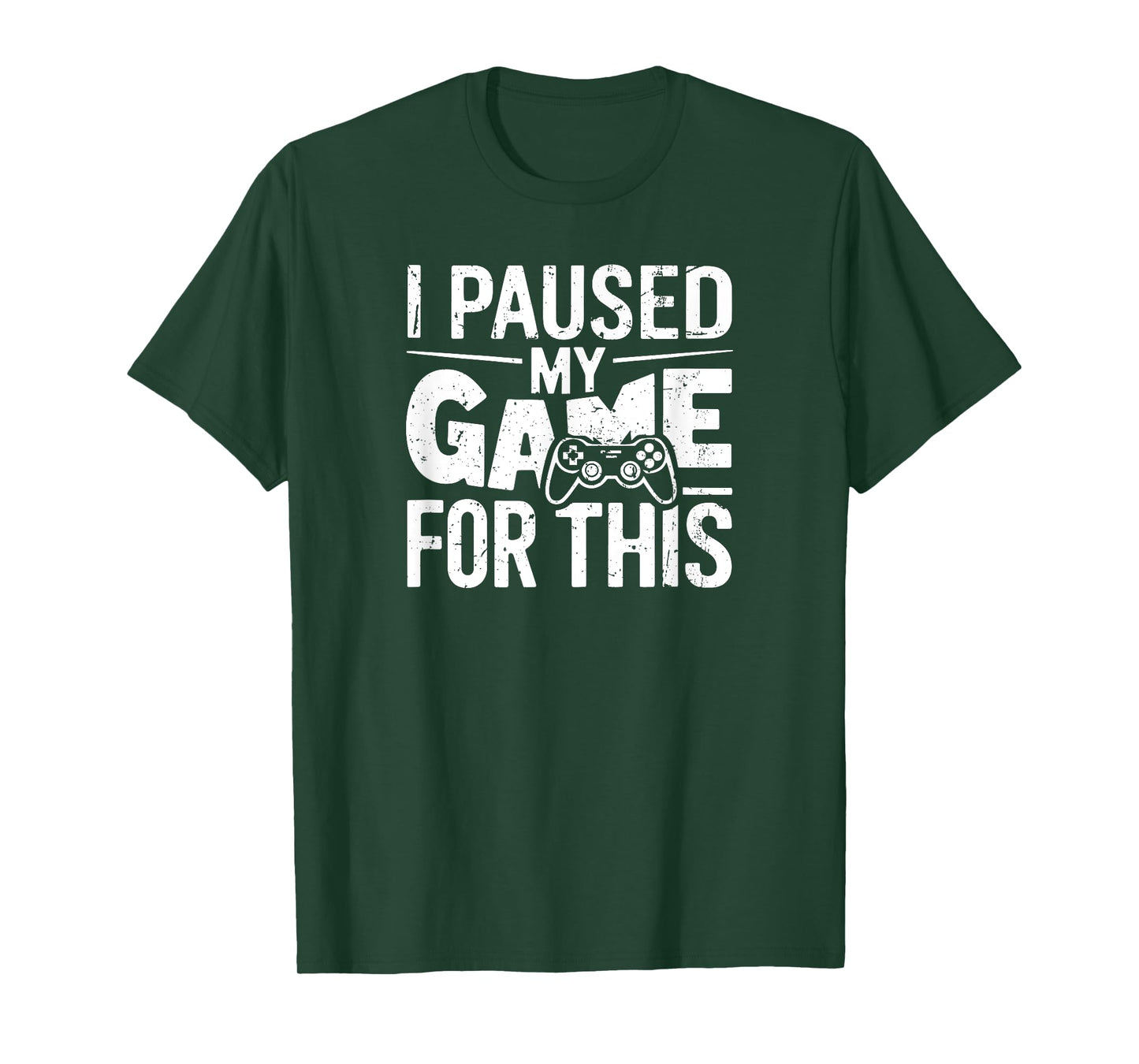 I Paused My Game for This Humor Funny Online Worker WFH T-Shirt