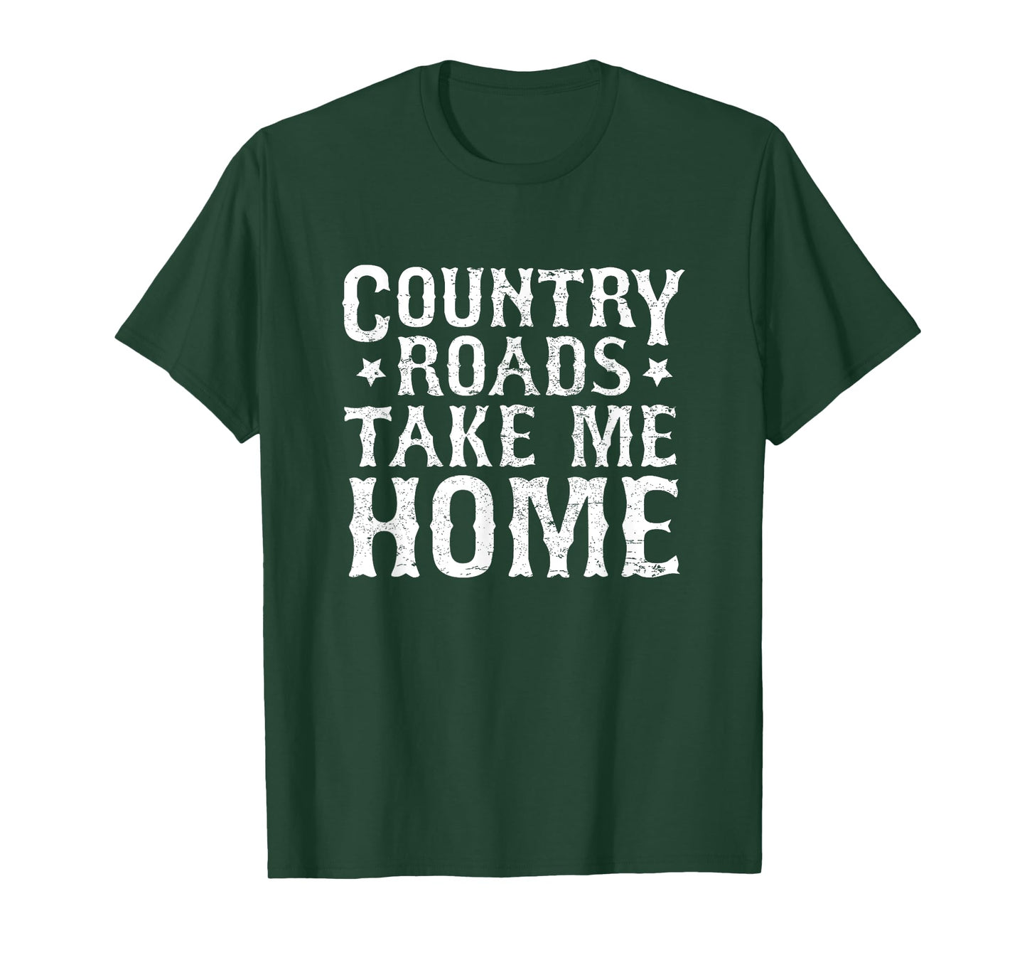 Country Roads Take Me Home Shirt, Country Music Lover Gifts T-Shirt