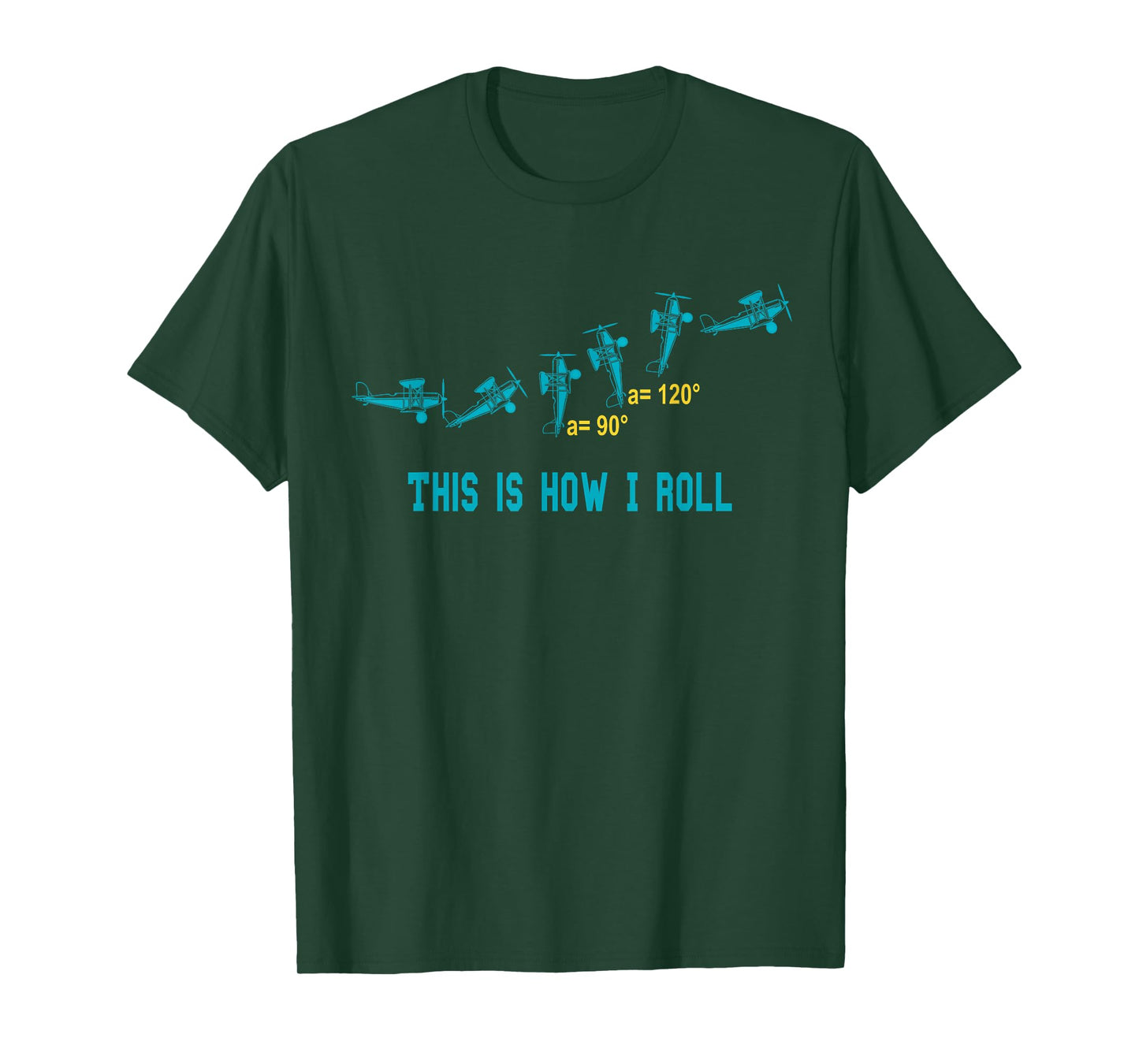 This Is How I Roll Shirt Funny Airplane Aircraft Gift Tees T-Shirt