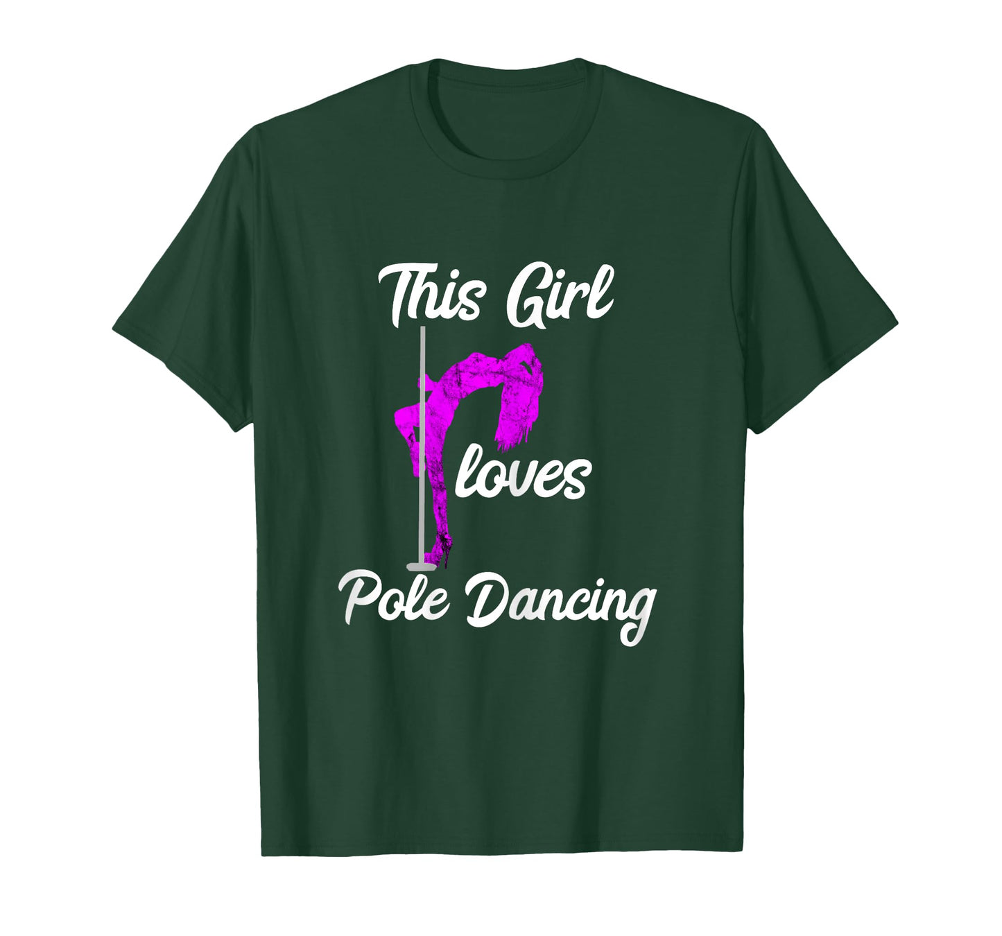 This Girl Loves Pole Dancing Strippers Dancer Dance T-Shirt