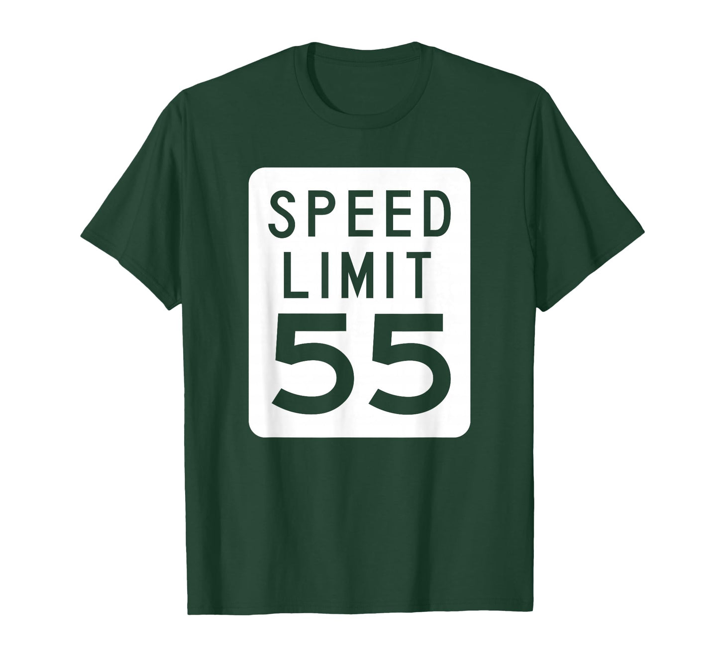 SPEED LIMIT 55 SIGN | Driving Road Sign T-Shirt
