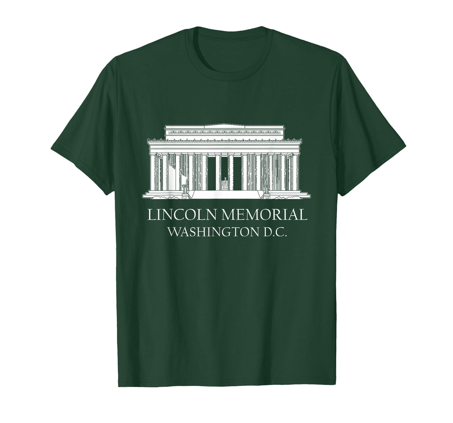 Lincoln Memorial Peace Quote on Back Inauguration Wash DC T-Shirt