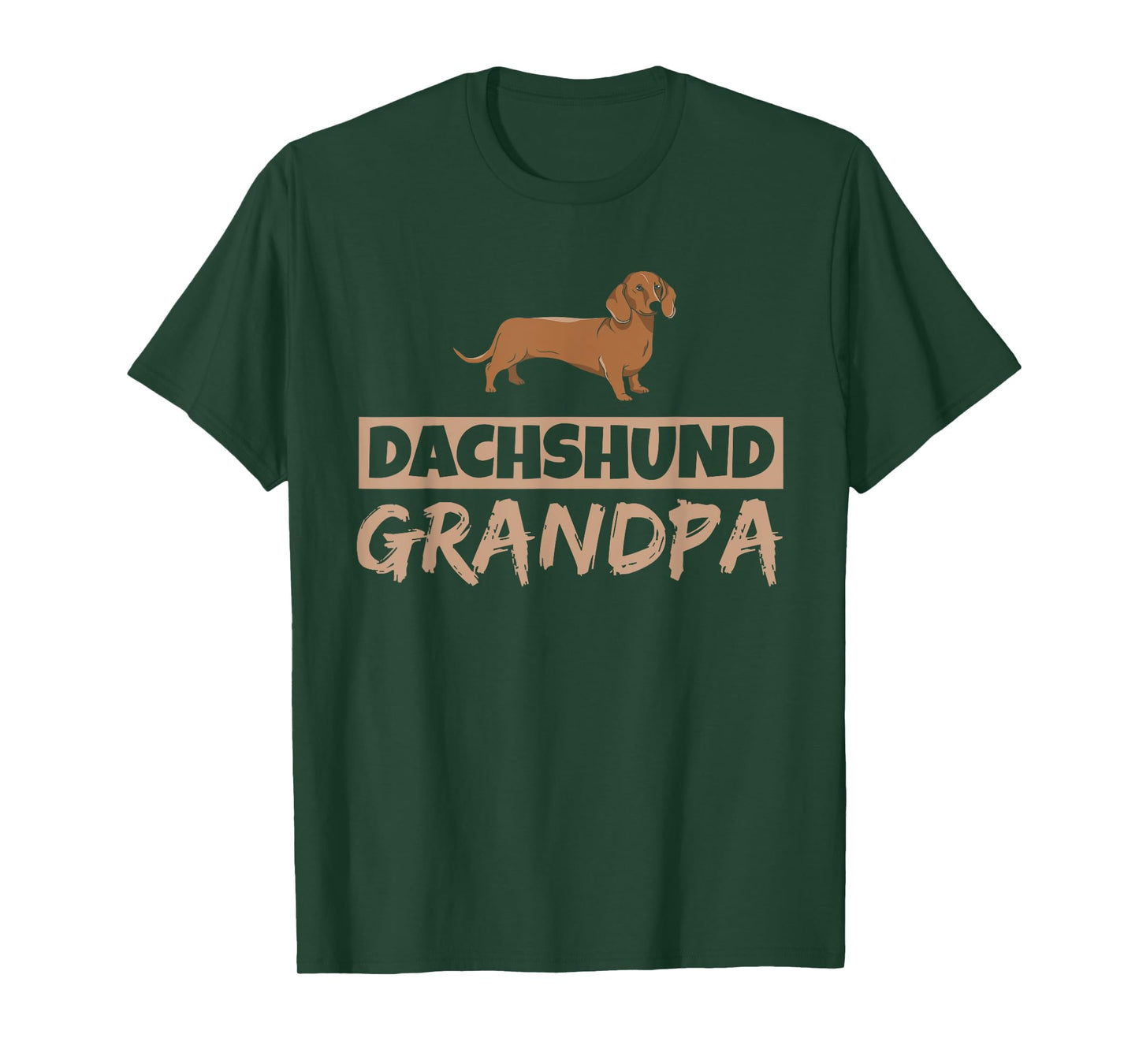 Dachshund Grandpa Dog Wiener Puppy Owner Dachshund Granddad Men Women Girls Kids T-Shirt