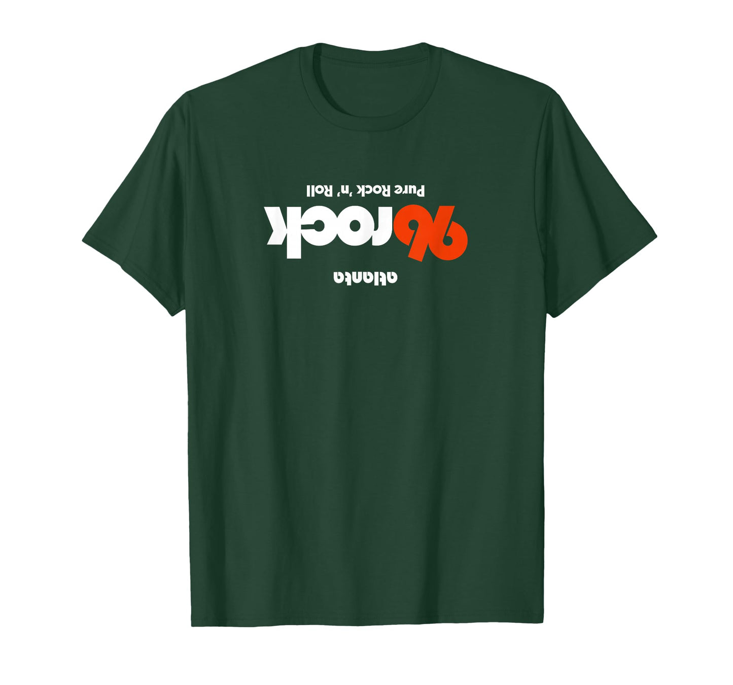 96 Rock Atlanta Upside Down Dark T-Shirt