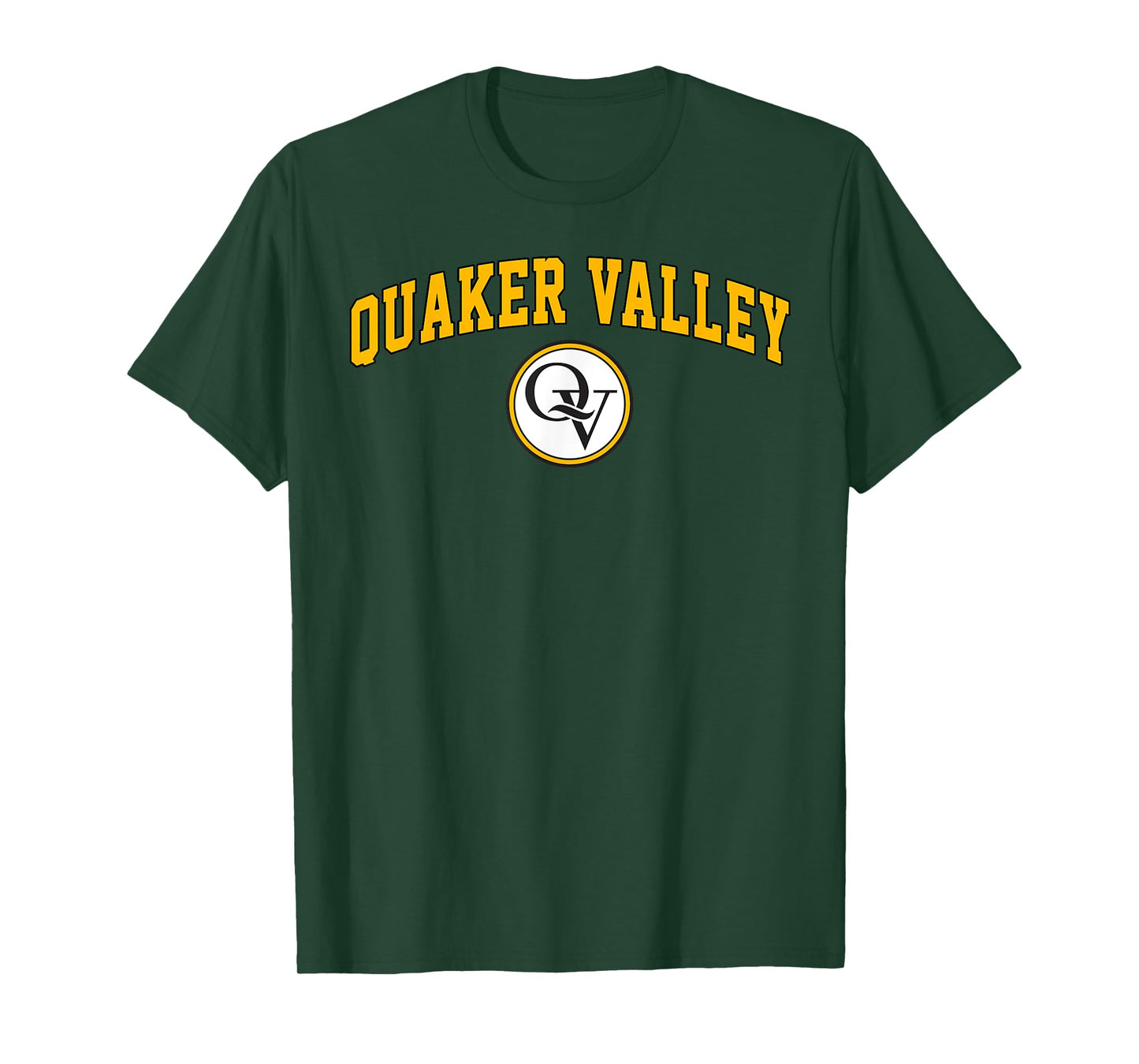 Quaker Valley Design High School Arch Vintage Design T-Shirt