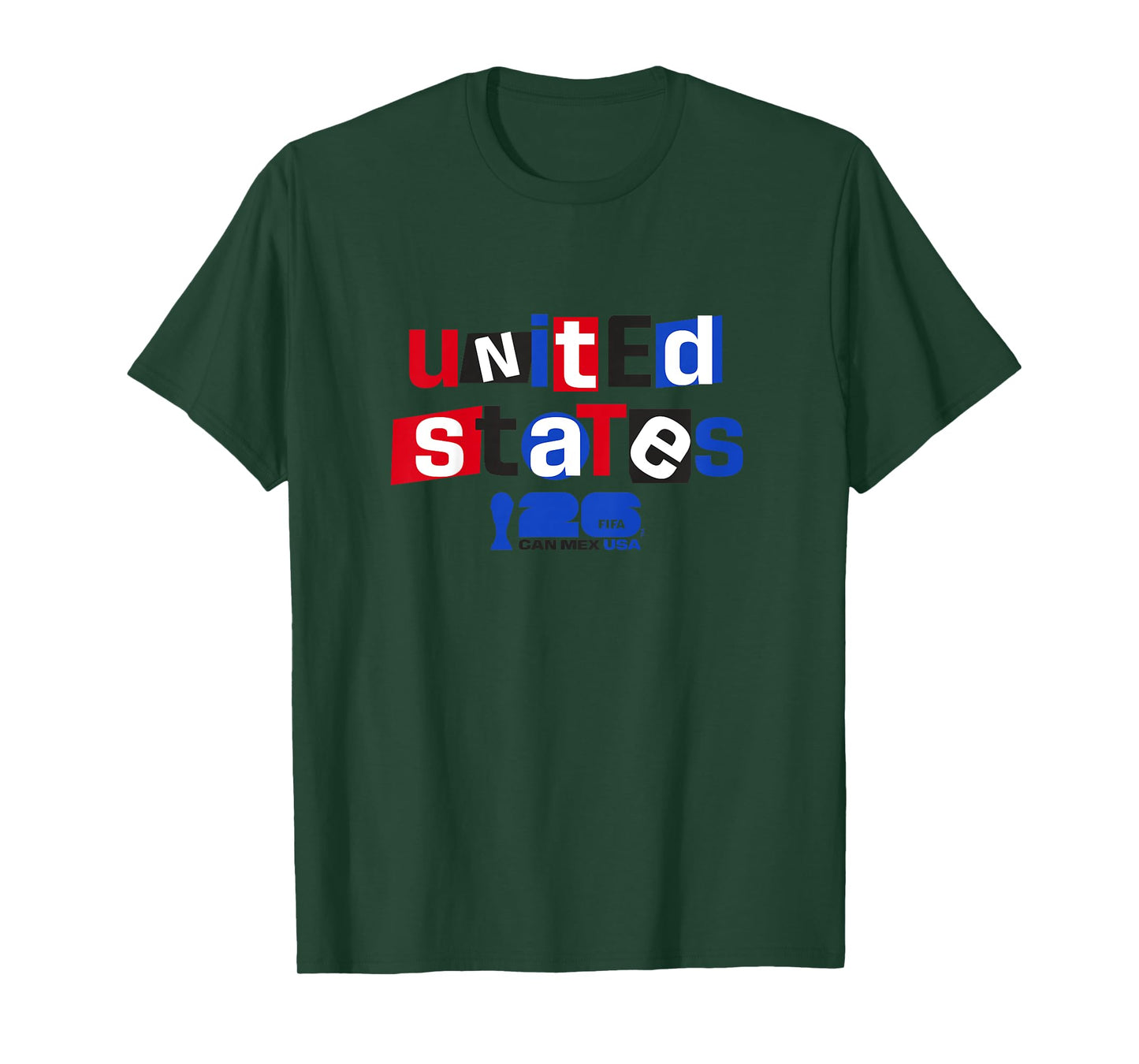Kids FIFA WORLD CUP26 USA Host Country Comic T-Shirt