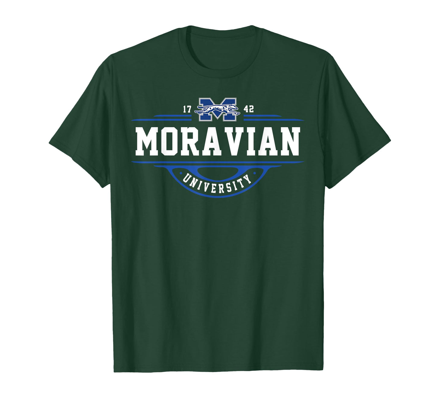 Moravian Vintage Arch University Arch Vintage Design T-Shirt