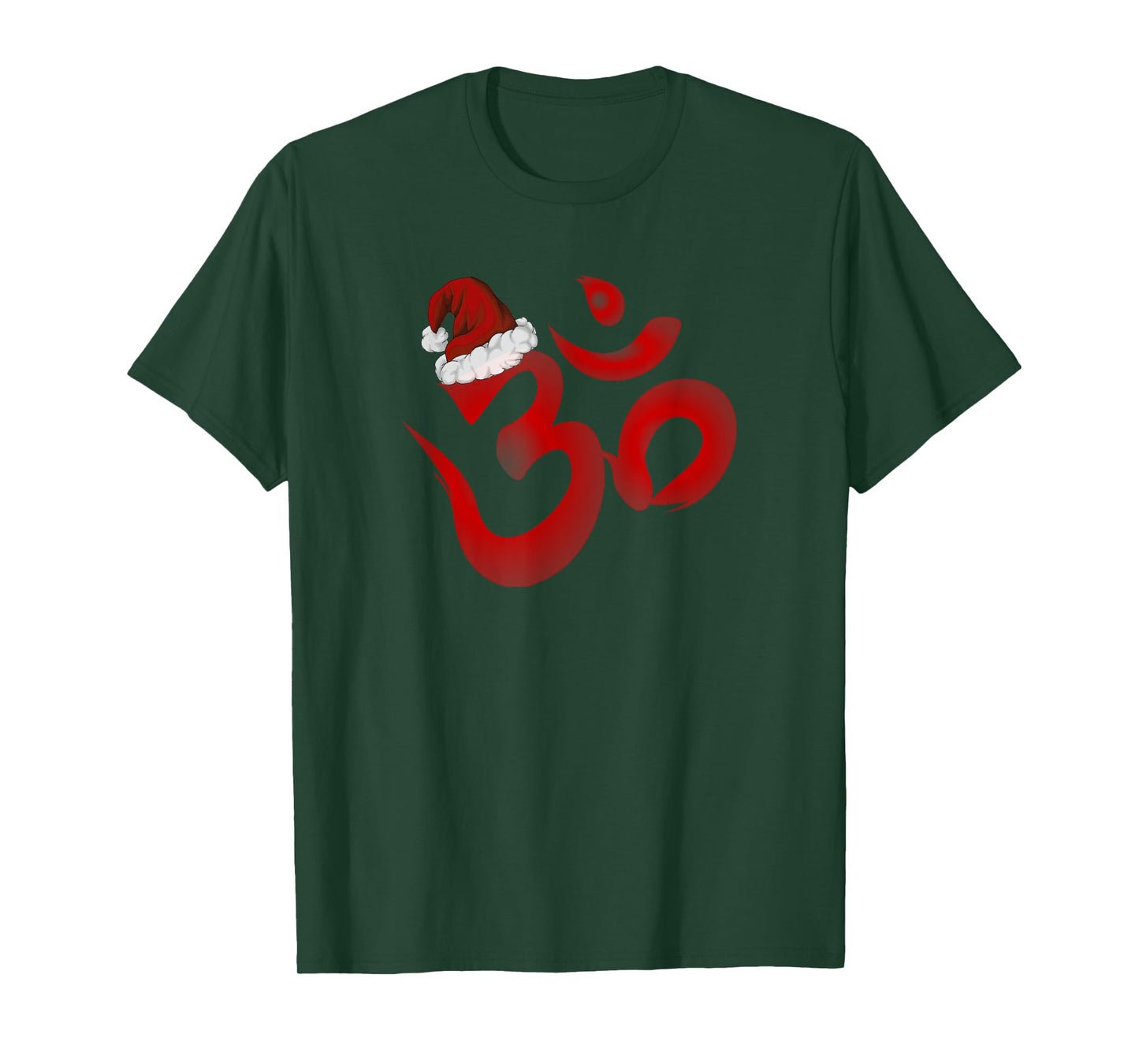 Unique Yogi Christmas OM Santa Hat Yoga Teacher Meditation Men Women Kids T-Shirt