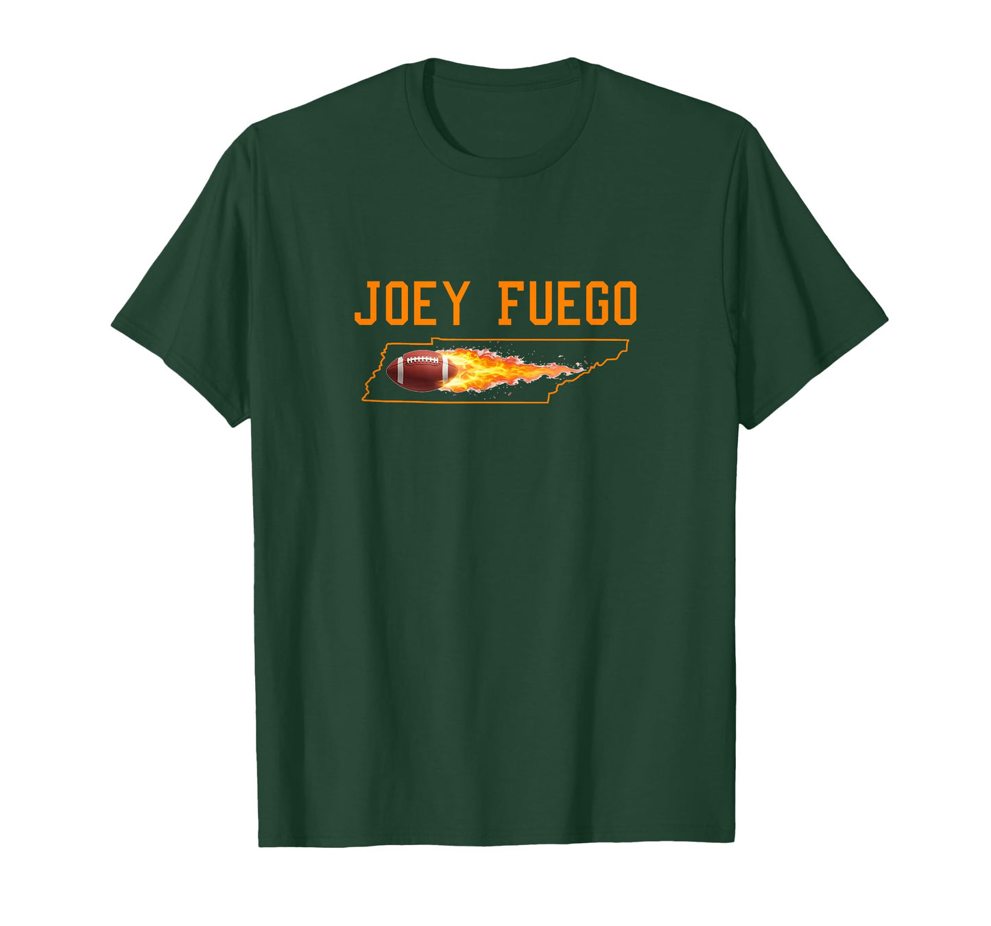 Knoxville TN Love Tennessee Joey Like Home Orange Fuego T-Shirt