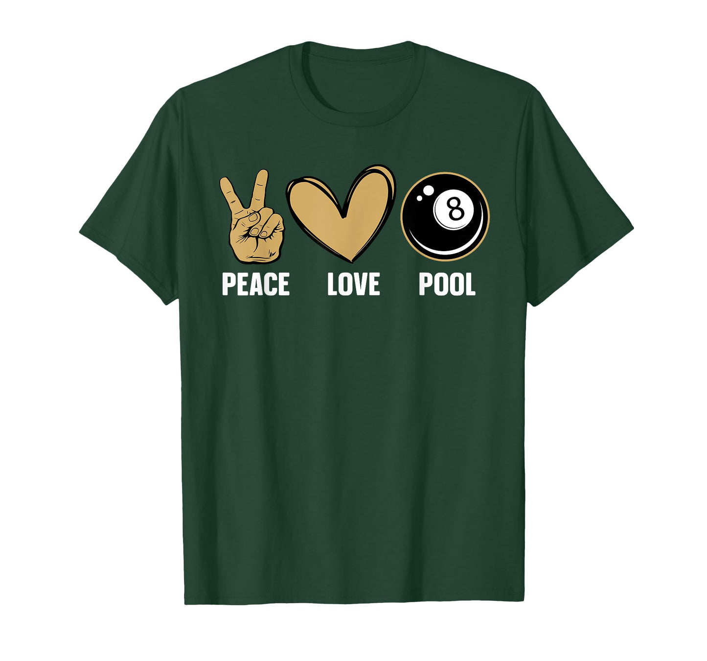Cool 8 Ball Pool Lover Design For Men Women Billiard Player T-Shirt