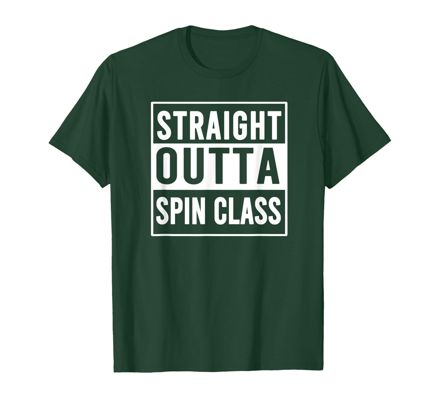 Straight Outta Spin Class Funny Gym Shirt Spin Class Gifts T-Shirt