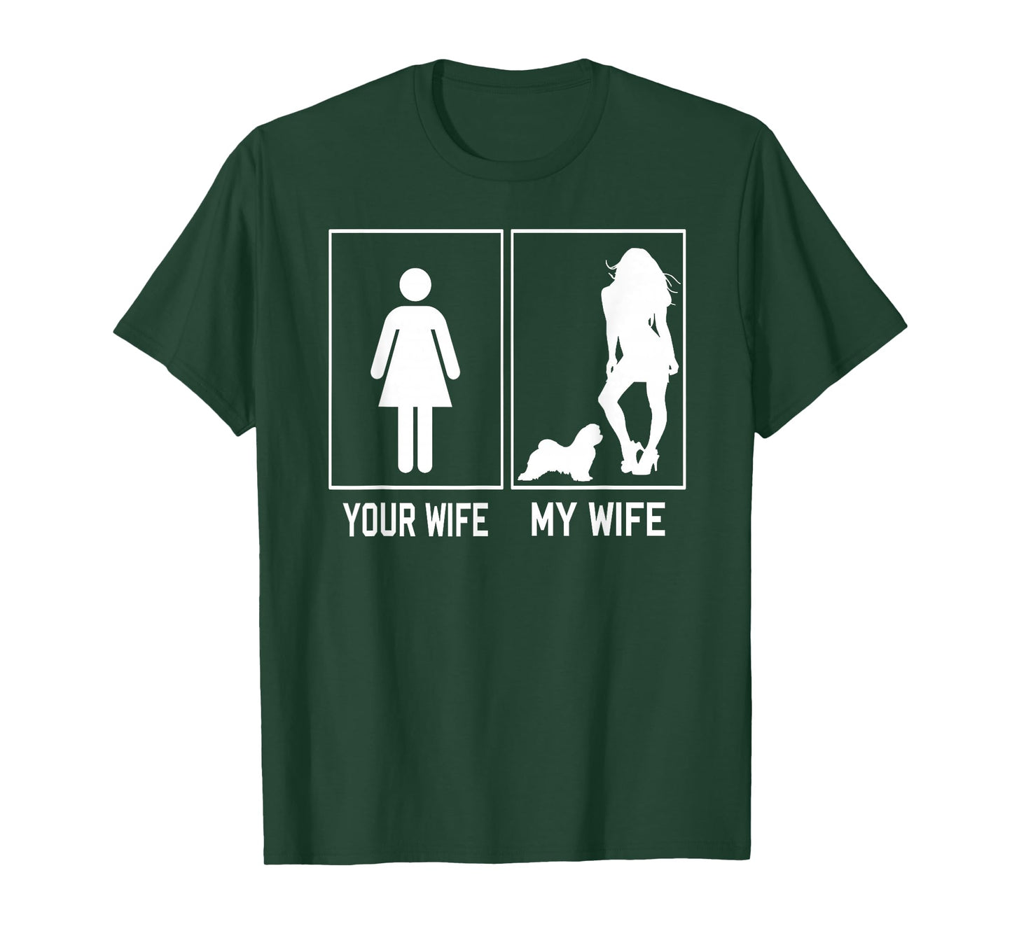 Your Wife My Wife Maltese Dog Funny Gifts For Husband T-Shirt