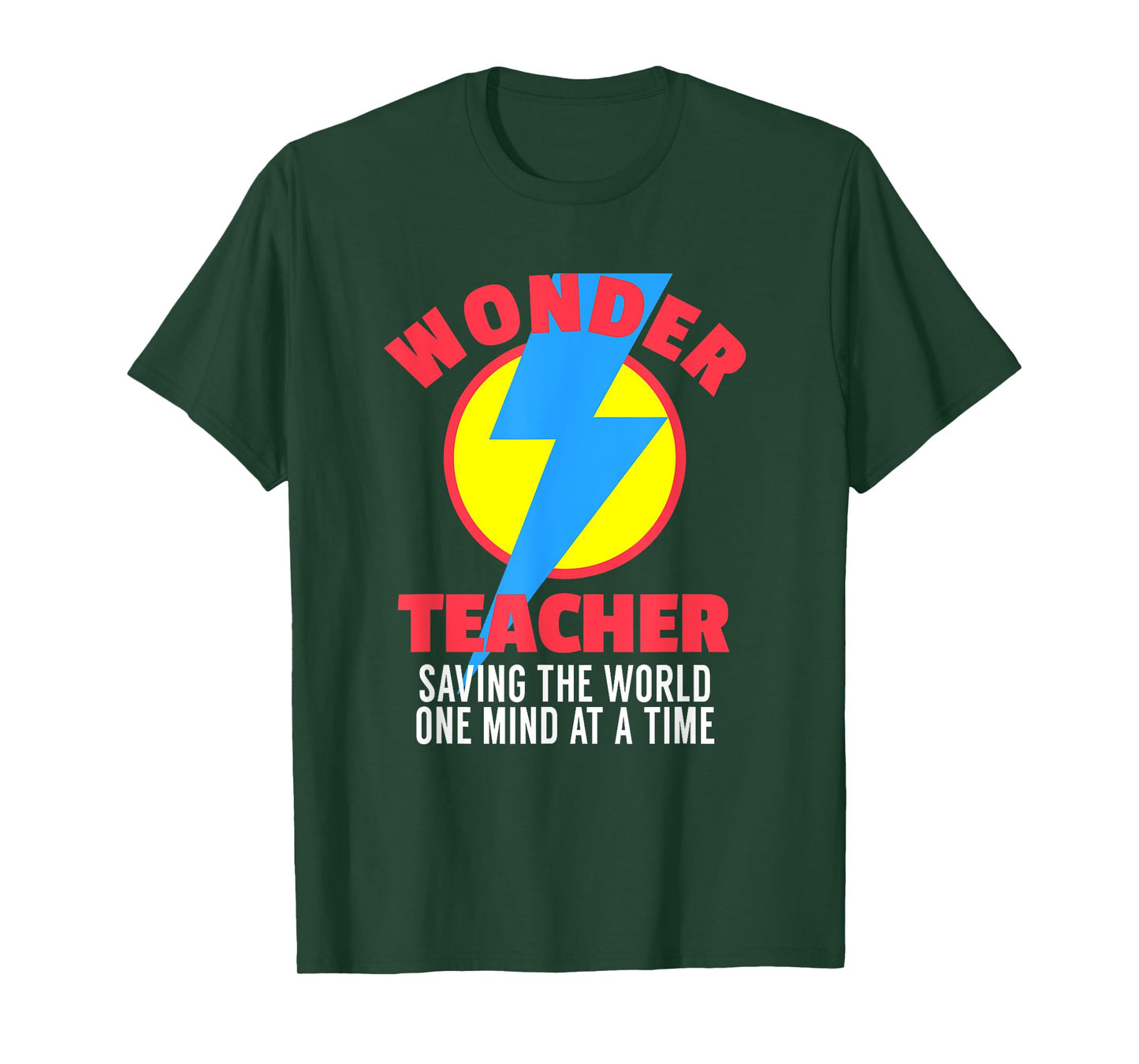 Wonder Teacher Costume Shirt | Teacher Halloween Costume Tee T-Shirt