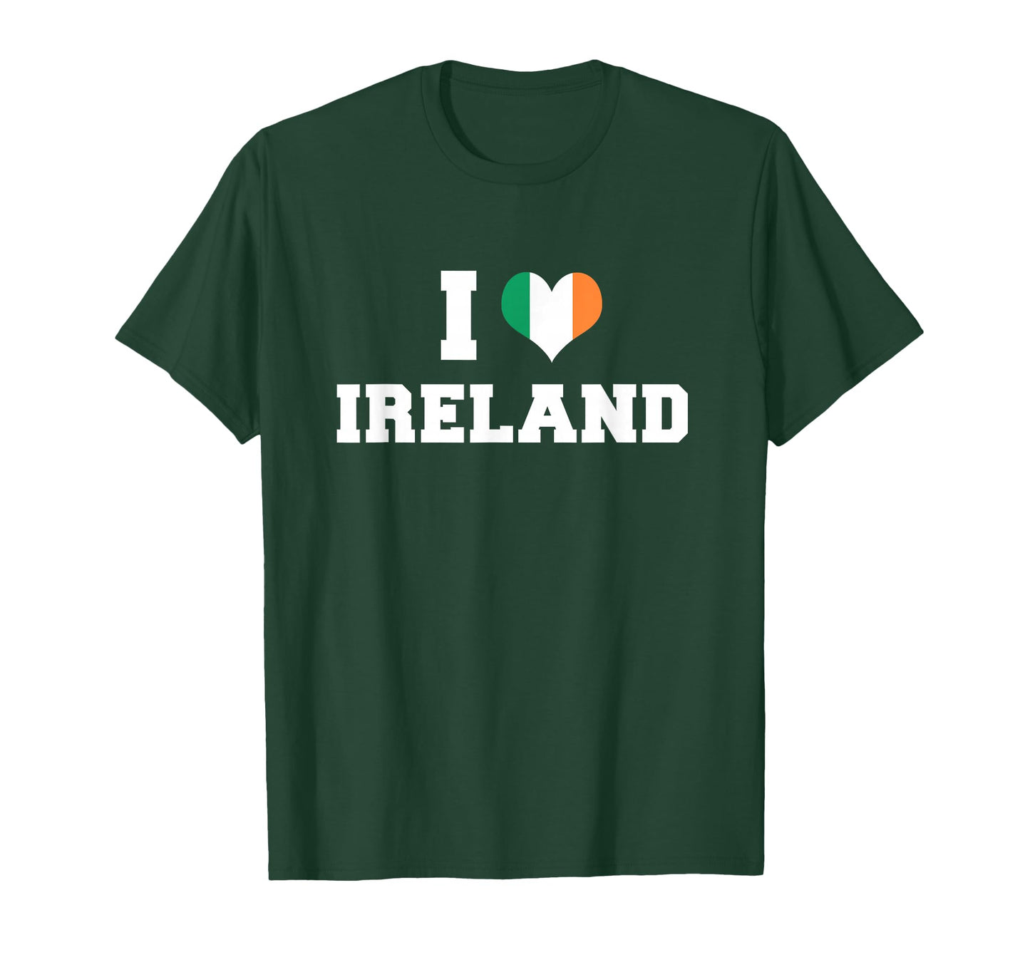 Ireland Patriotic Shirt I Love Ireland Republic Heart Flag T-Shirt