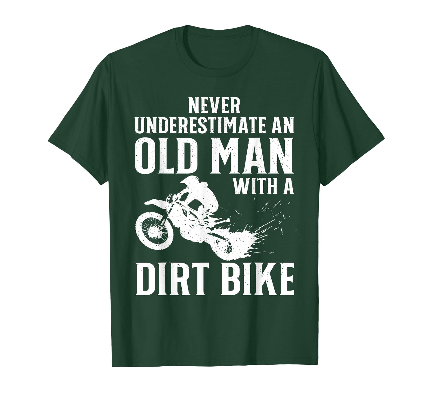 Funny Dirt Bike Art For Dirtbike Lover Men Grandpa Motorbike T-Shirt