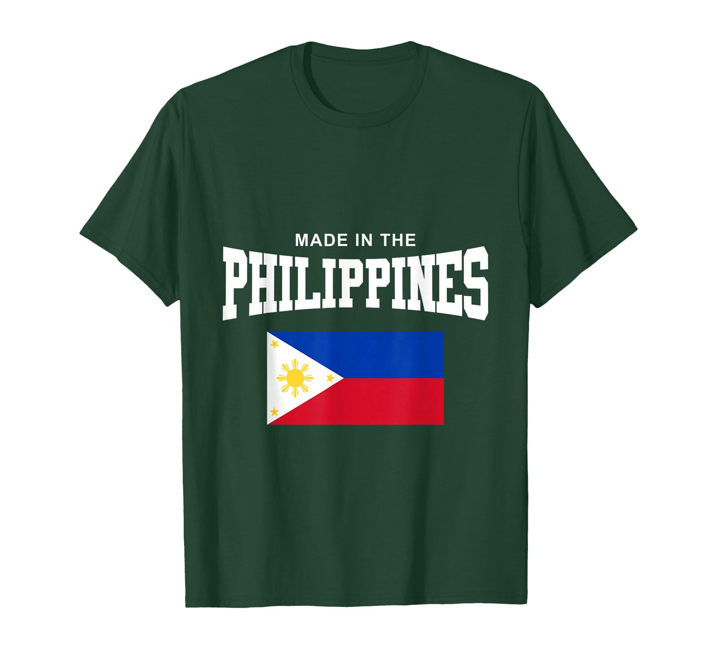 Filipino Flag Made In The Philippines T-Shirt