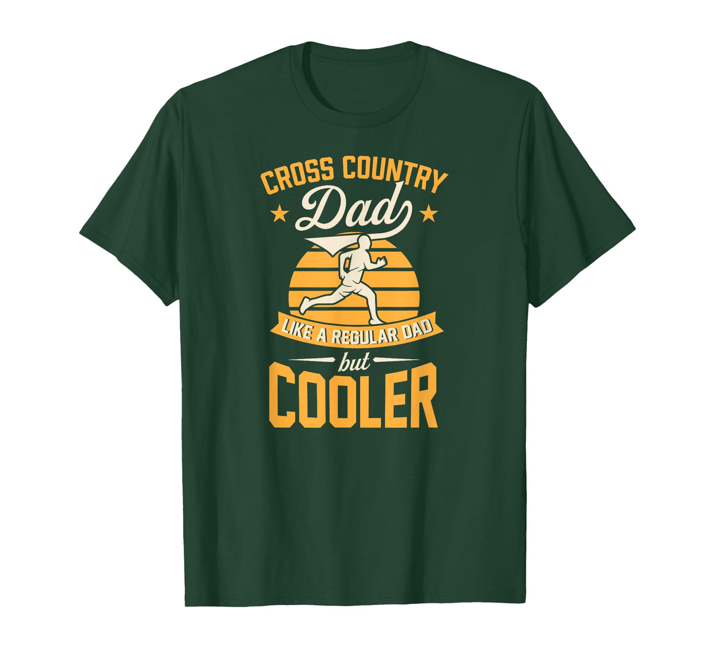 Cross Country Dad Like A Regular Dad But Cooler T-Shirt