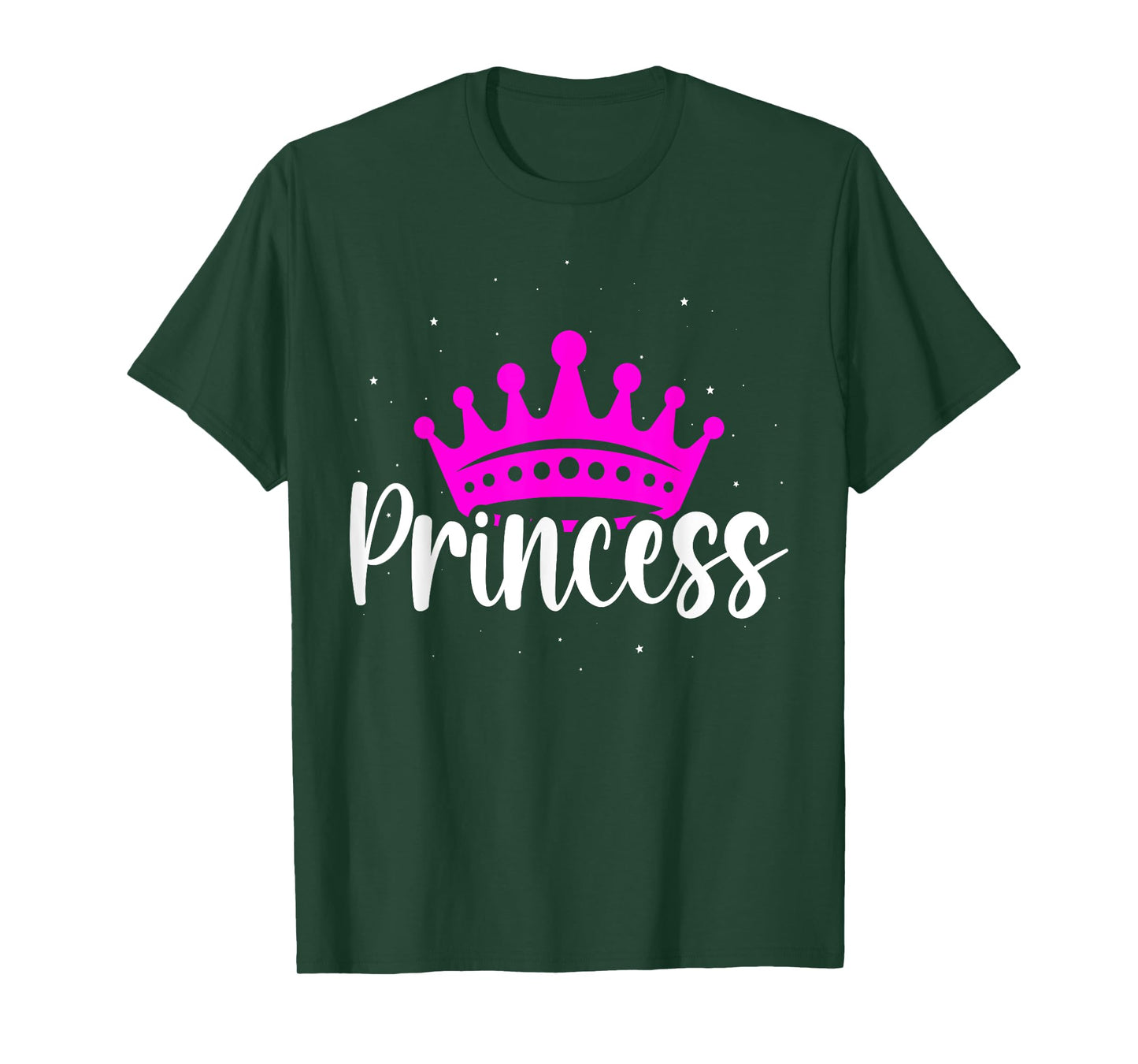 Princess Pink Crown Funny Princess matching Family Love T-Shirt