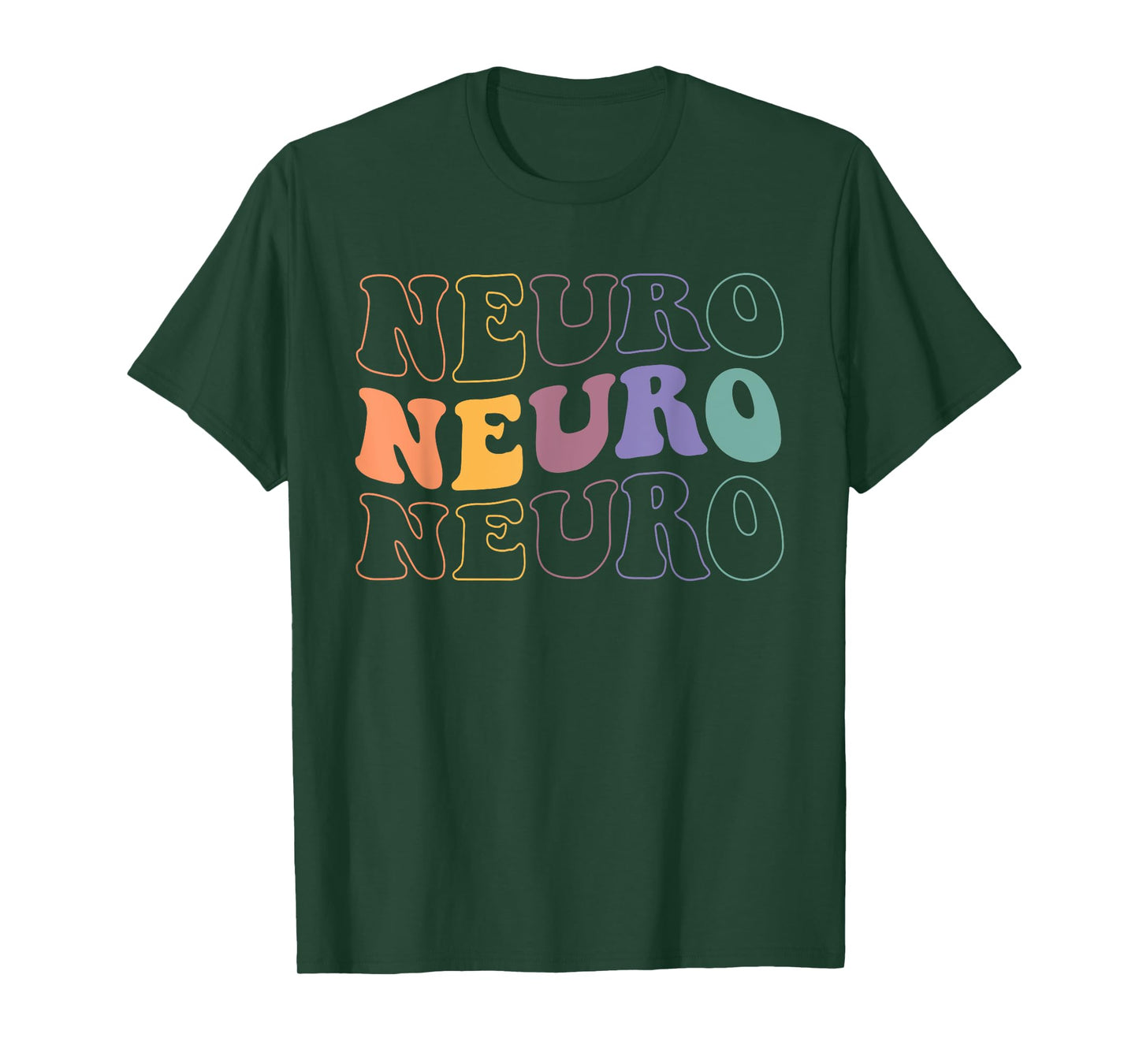 Retro Groovy In My Neuro Nurse Era Neuro Nursing Groovy Neuro Trauma Icu Nurse Neurology Nurse Neuroscience T-Shirt