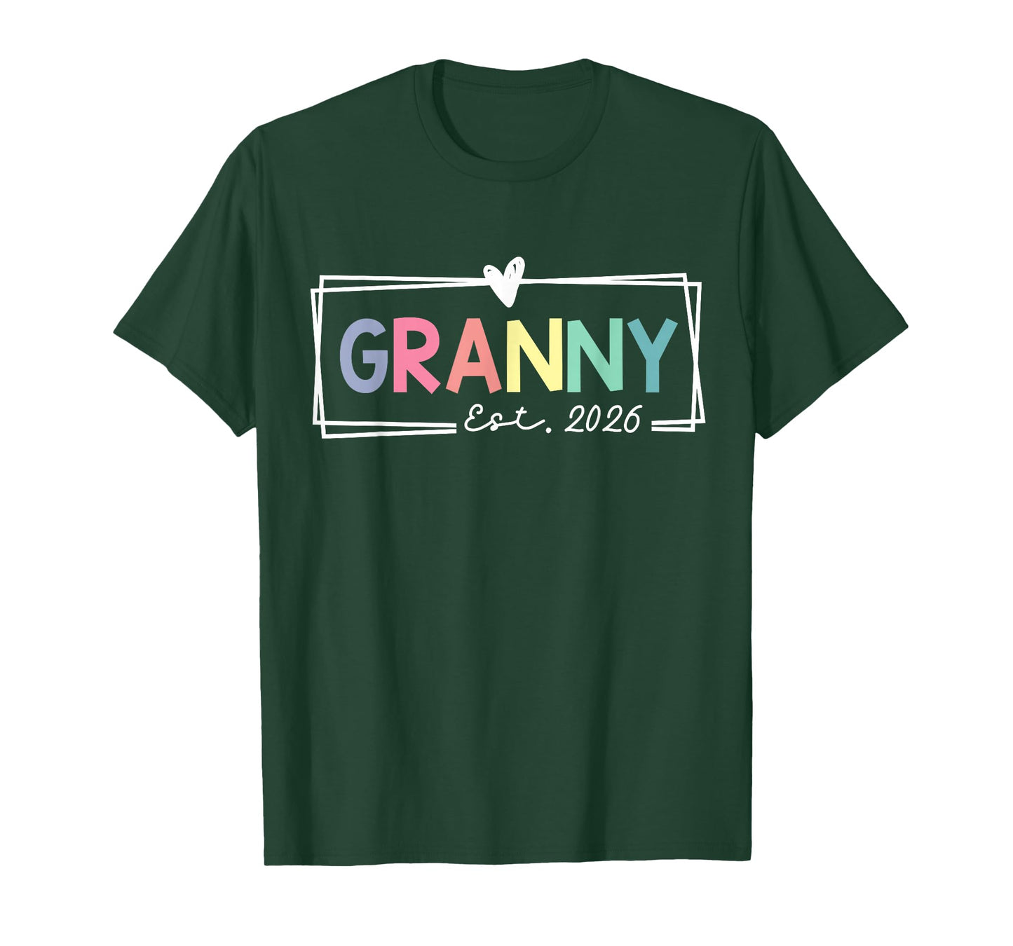 Granny Est 2026 Promoted To Grandma 2026 For Grandmother T-Shirt