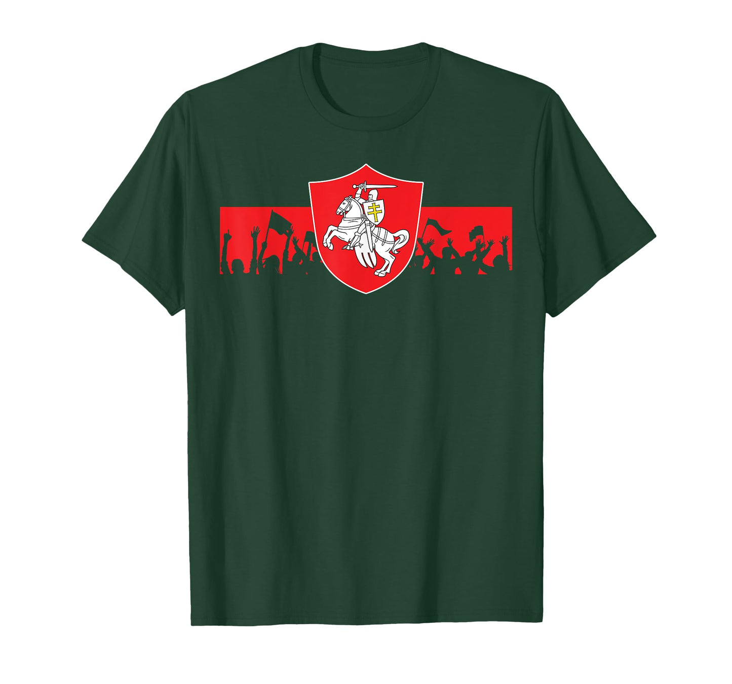 Belarus Pogonya White Red White Flag Protest Symbol T-Shirt