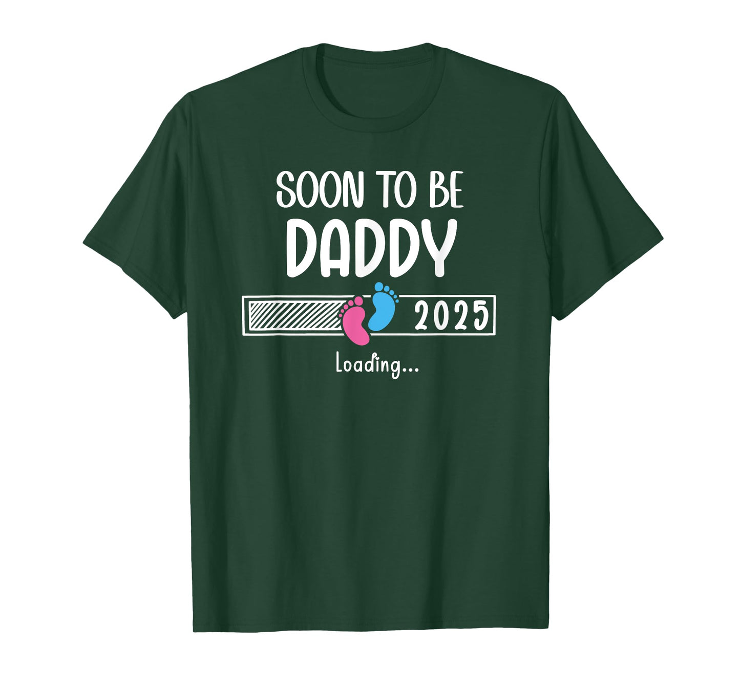 Soon to Be Daddy 2025 Loading Father First Time Dad est 2025 T-Shirt