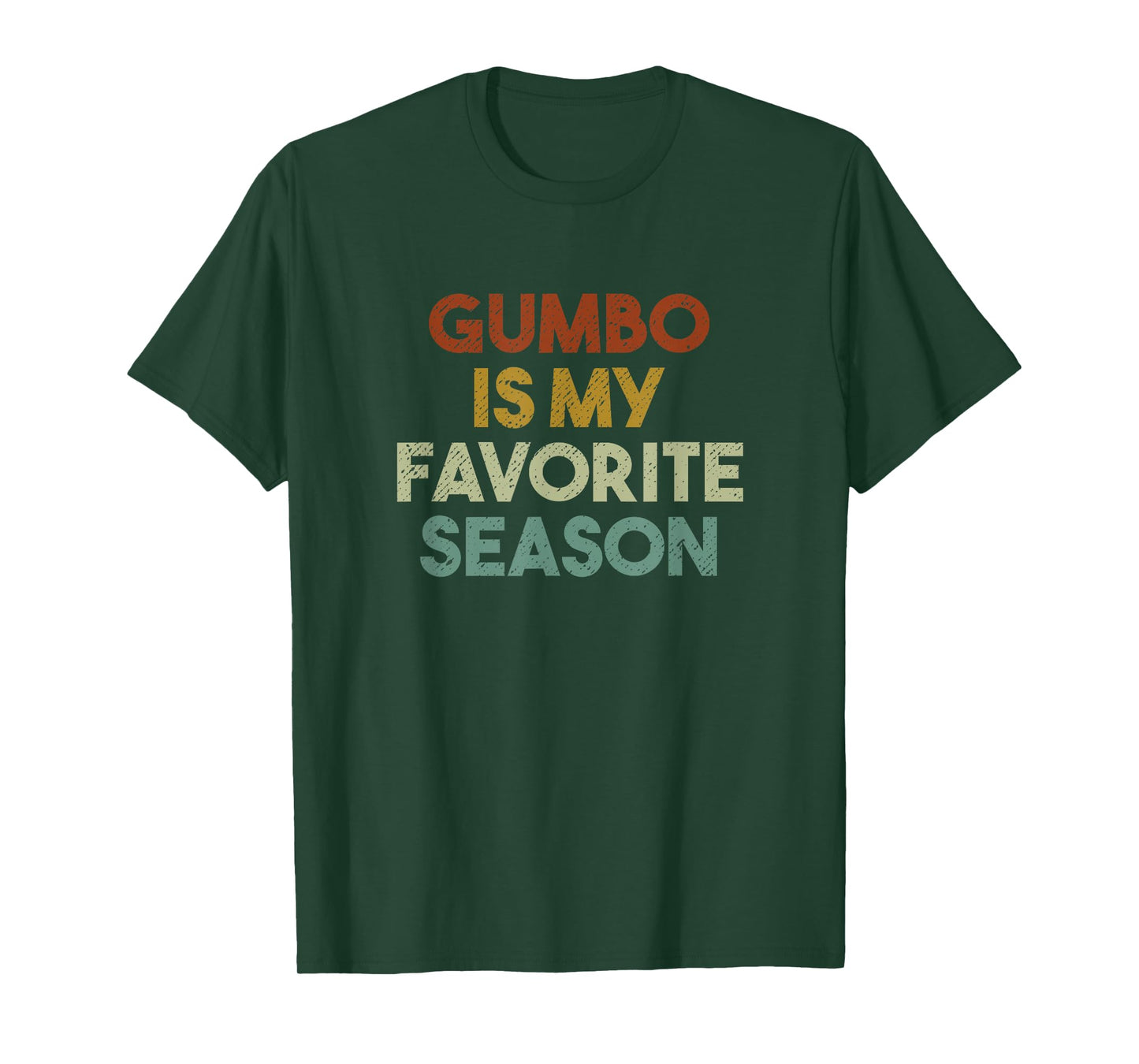 Gumbo Is My Favorite Season Vintage Retro T-Shirt
