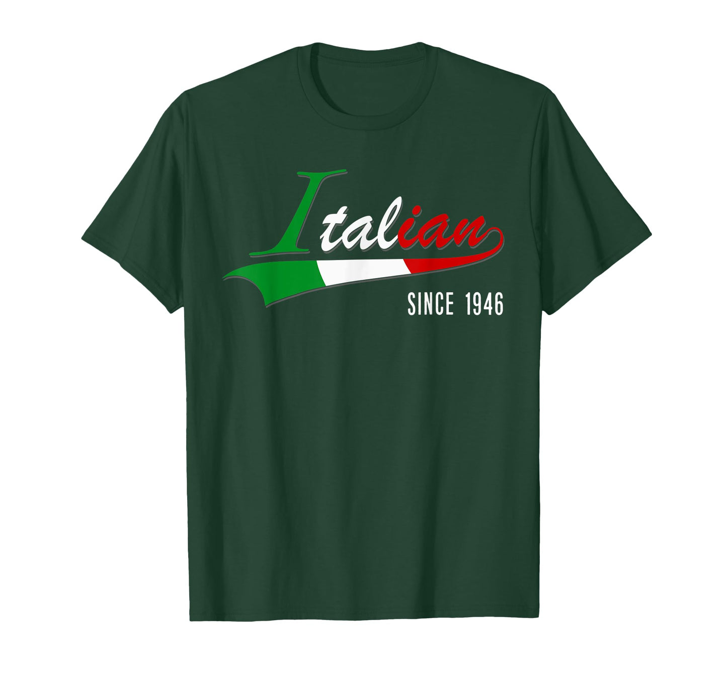 75th Birthday gift Italian Since 1946 75 years born in Italy T-Shirt