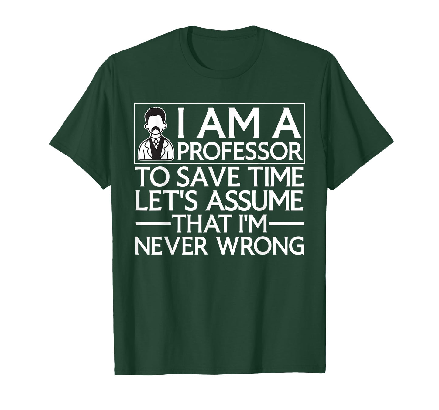 Cute Professor Design For Men Women School College Professor T-Shirt