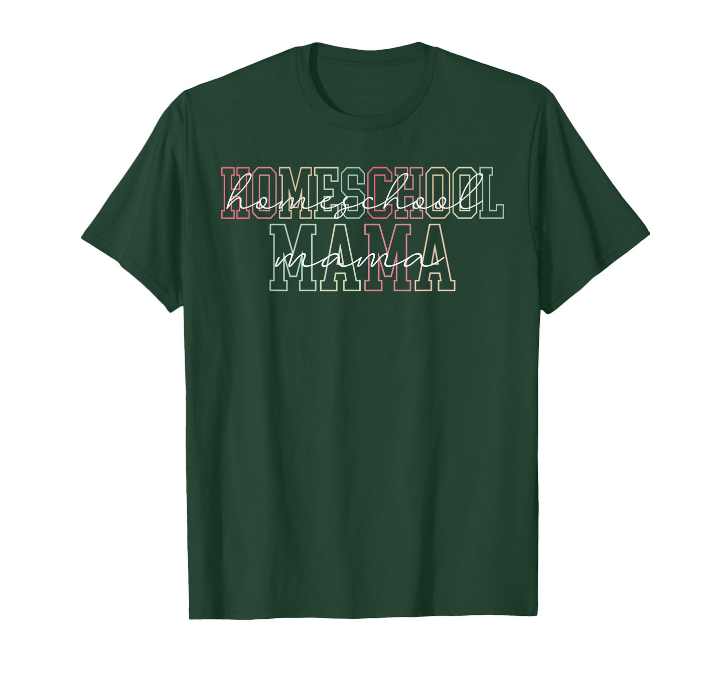Retro Homeschool Mama Shirts, Homeschooler Mom Mother's Day T-Shirt