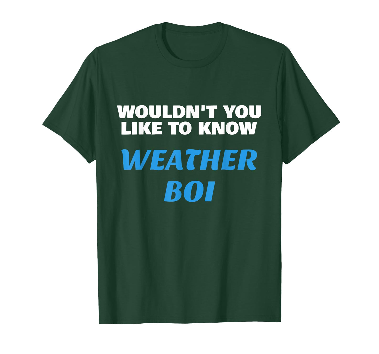 Wouldn't You Like To Know Weather Boi, Funny Video T-Shirt