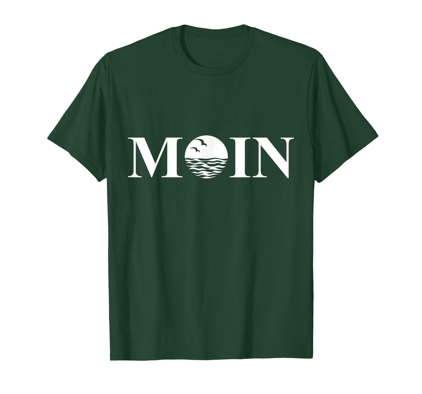 Moin Sea Seagull Ocean Hamburg North German Home T-Shirt