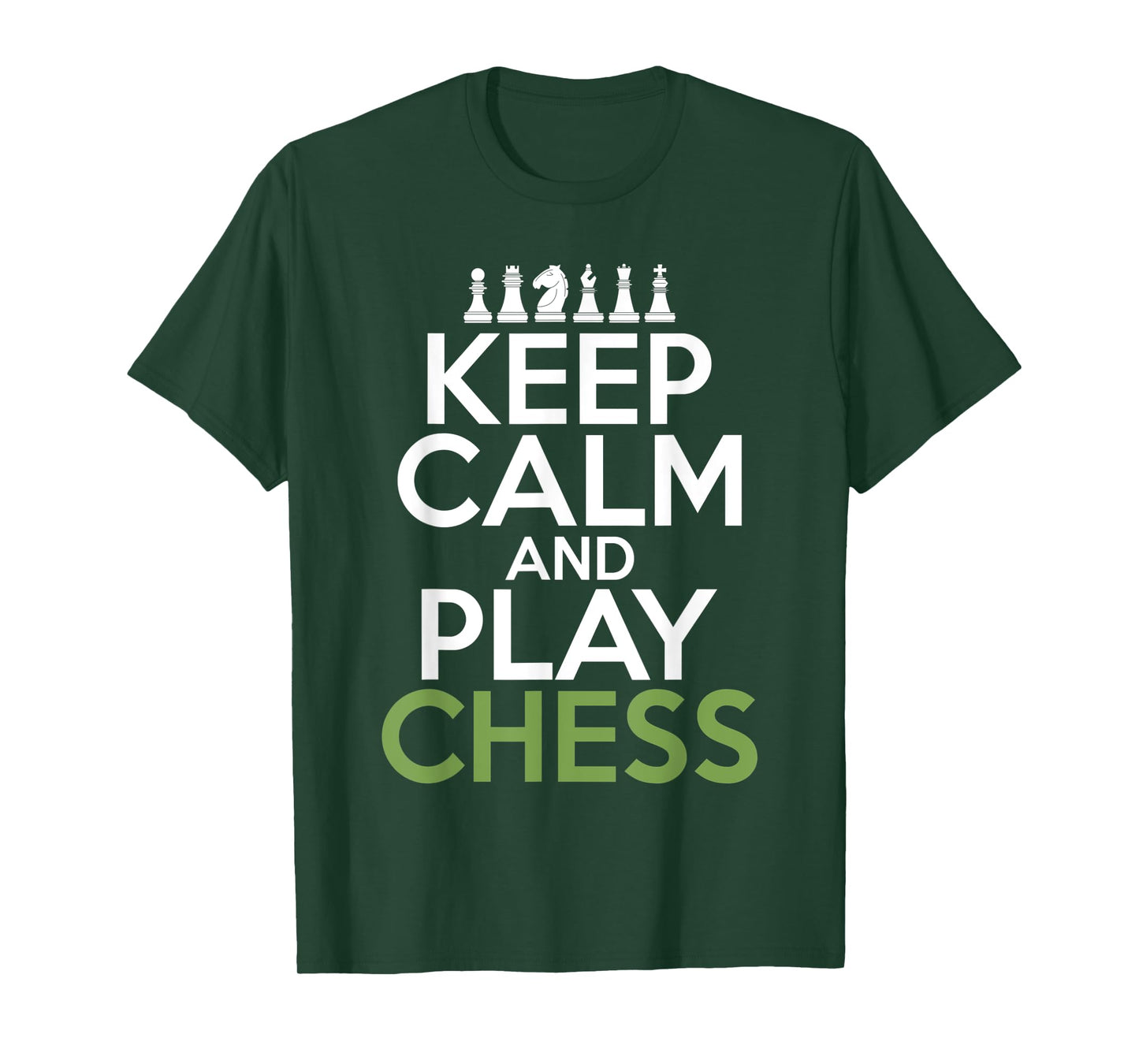Keep Calm and play Chess Pieces Chess Lover T-Shirt