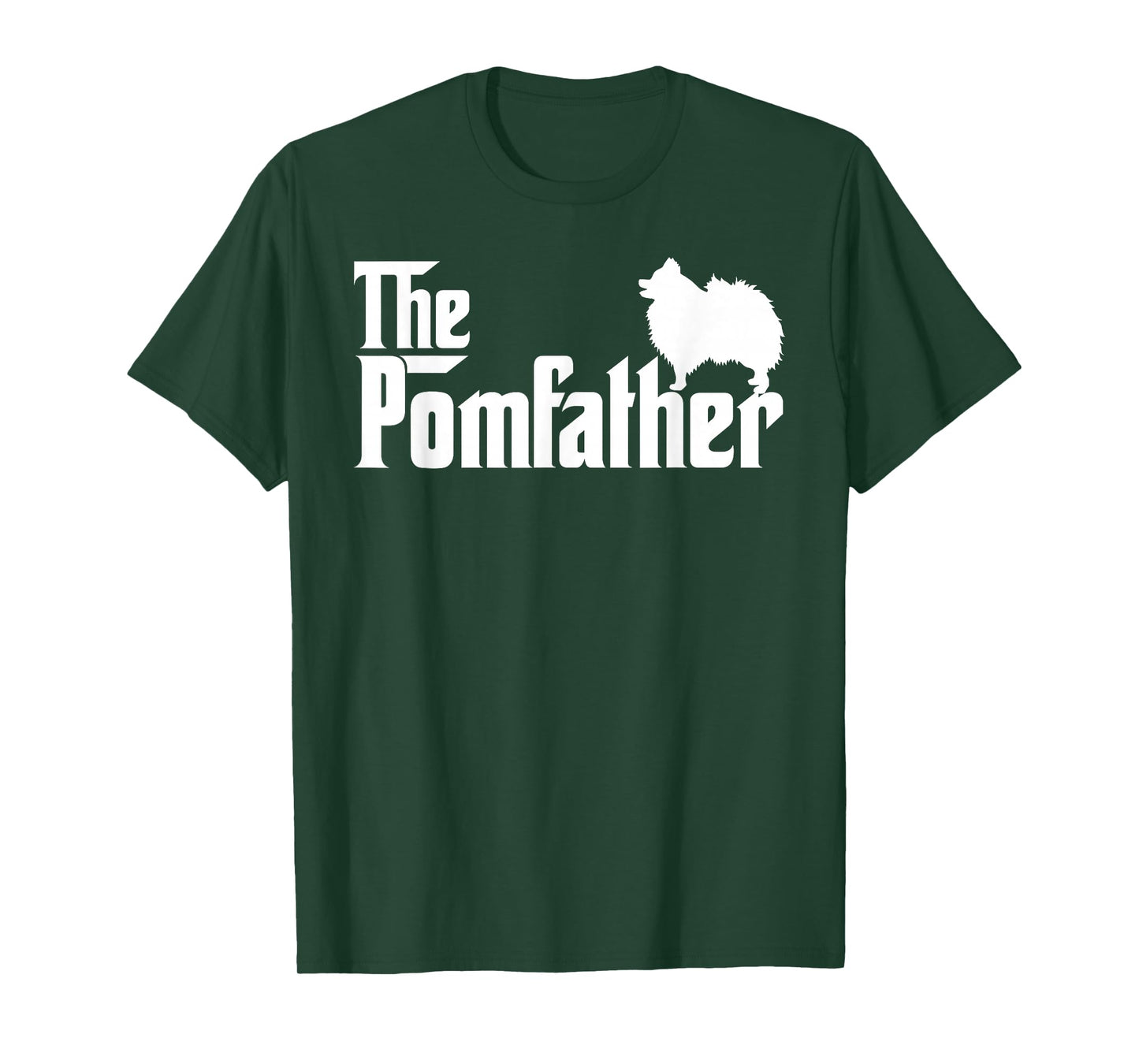Mens Funny Pomeranian Father Dad The Pom Father Dog Lover T-Shirt Small