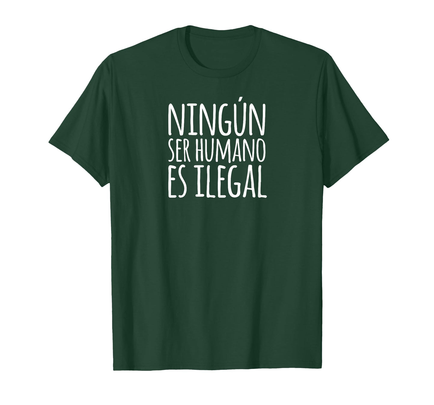 Ningun Ser Humano Es Ilegal T-Shirt Spanish Language Gift T-Shirt