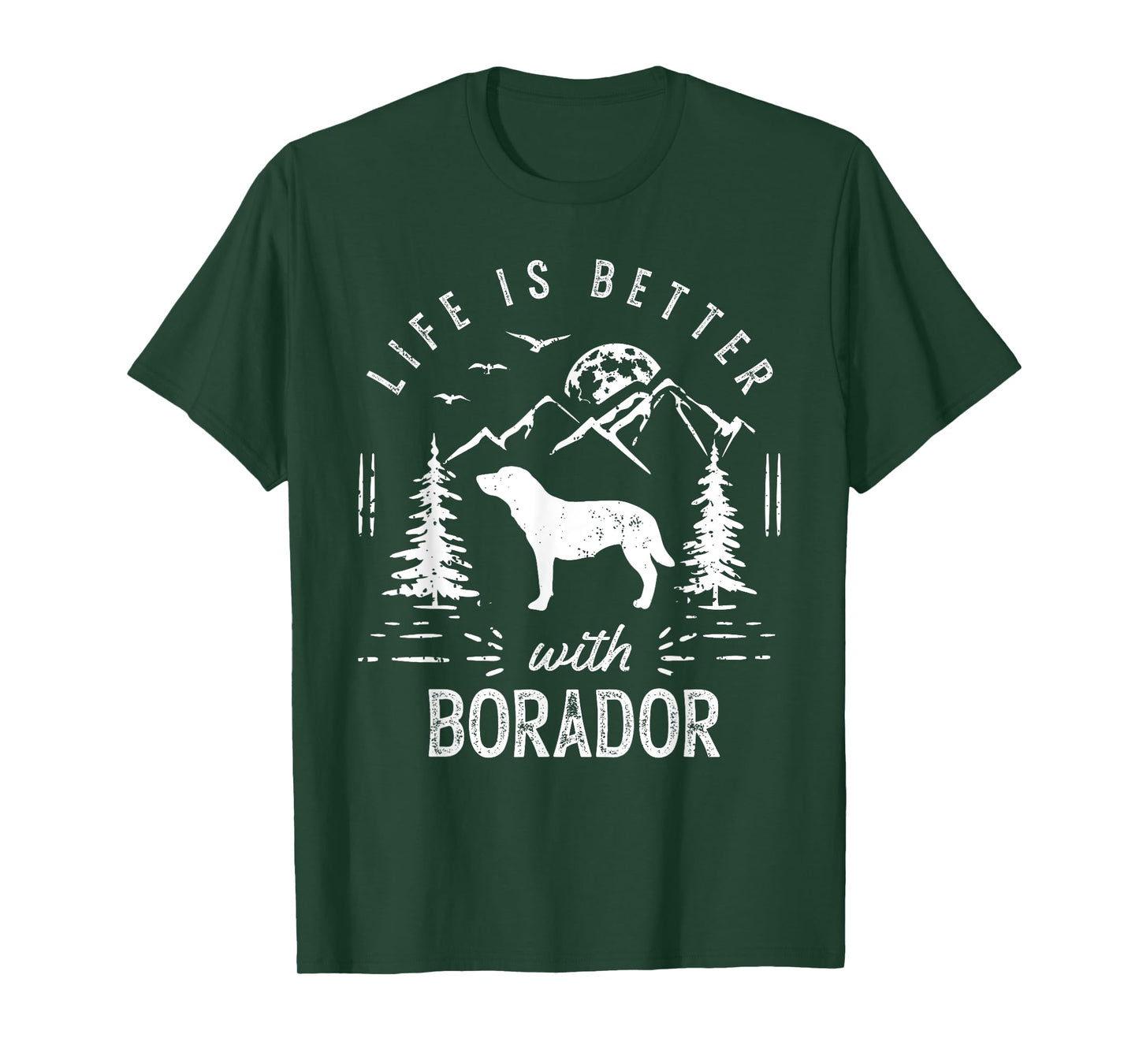 Borador Life Better Mom Dad Dog Men Women Girls Kids T-Shirt