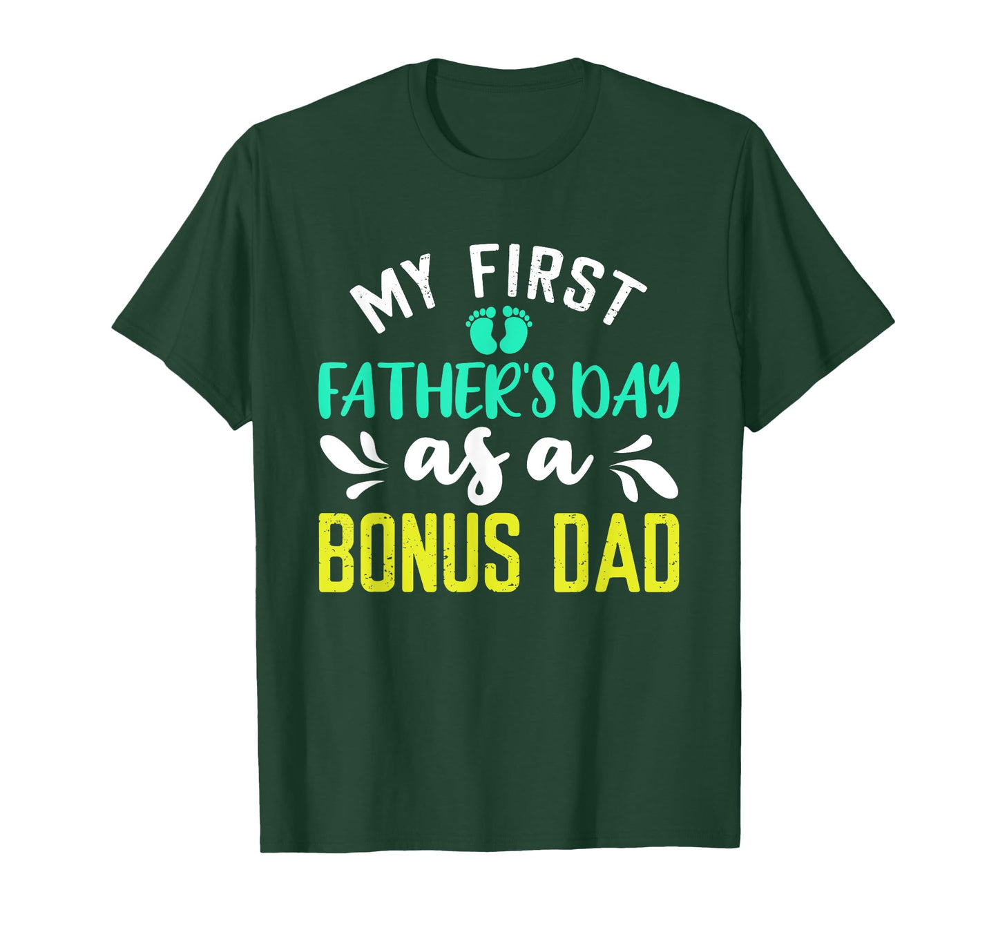 My First Father's Day As A Bonus Dad Reveal T-Shirt