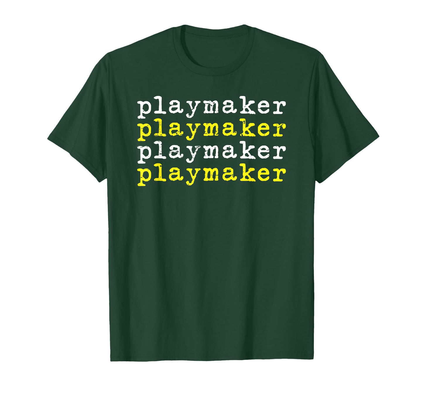 Playmaker elite athlete sports training workout t-shirt T-Shirt