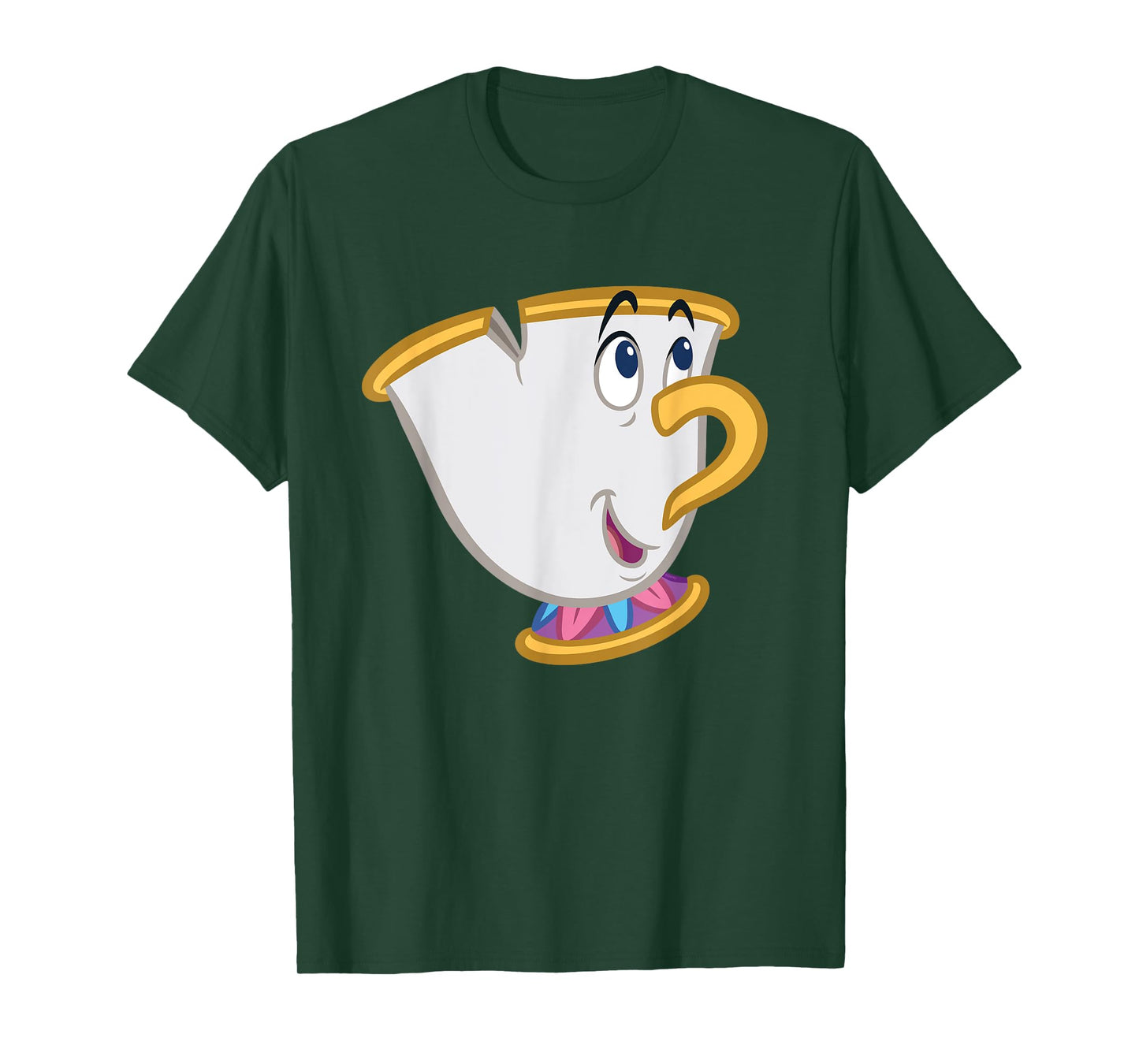 Disney Beauty and the Beast Chip Big Face Costume T-Shirt
