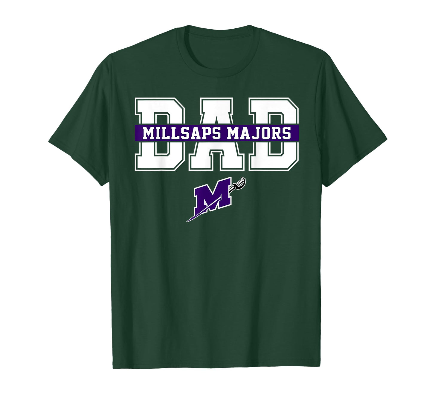 Millsaps College Dad Father Arch Vintage Design Men T-Shirt