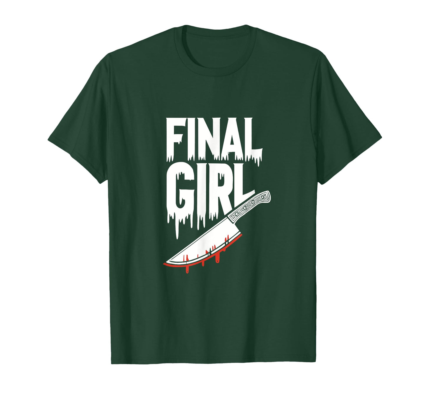 Horror Final Girl Slasher Horror Womens T-Shirt