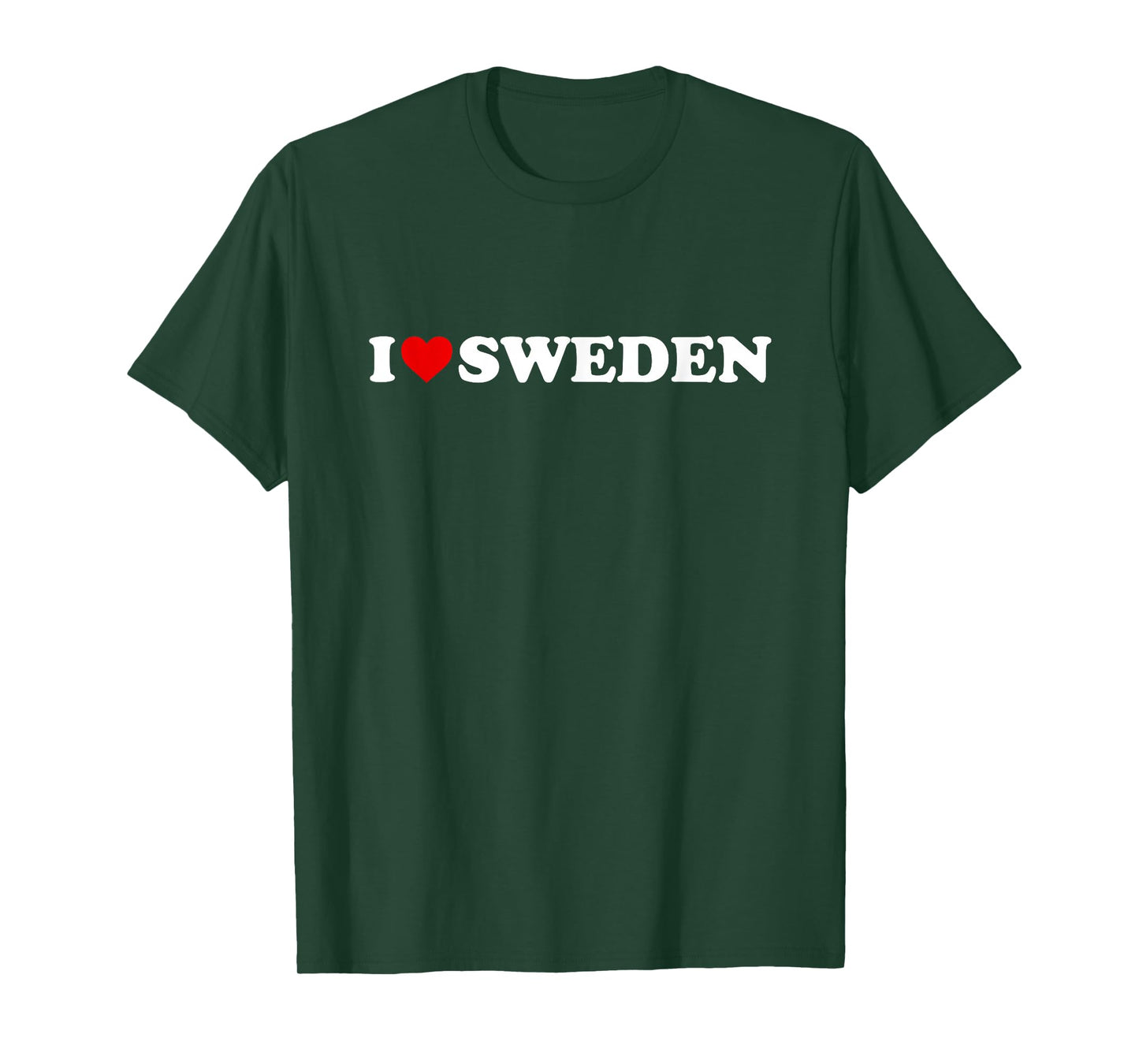 I Love Sweden Heart T-Shirt