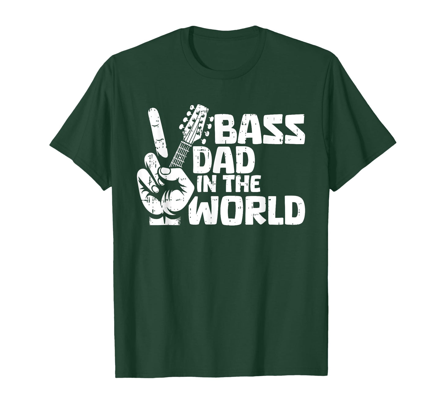 Bass Guitar Dad Fathers Day Guitarist Musician Papa Grandpa T-Shirt