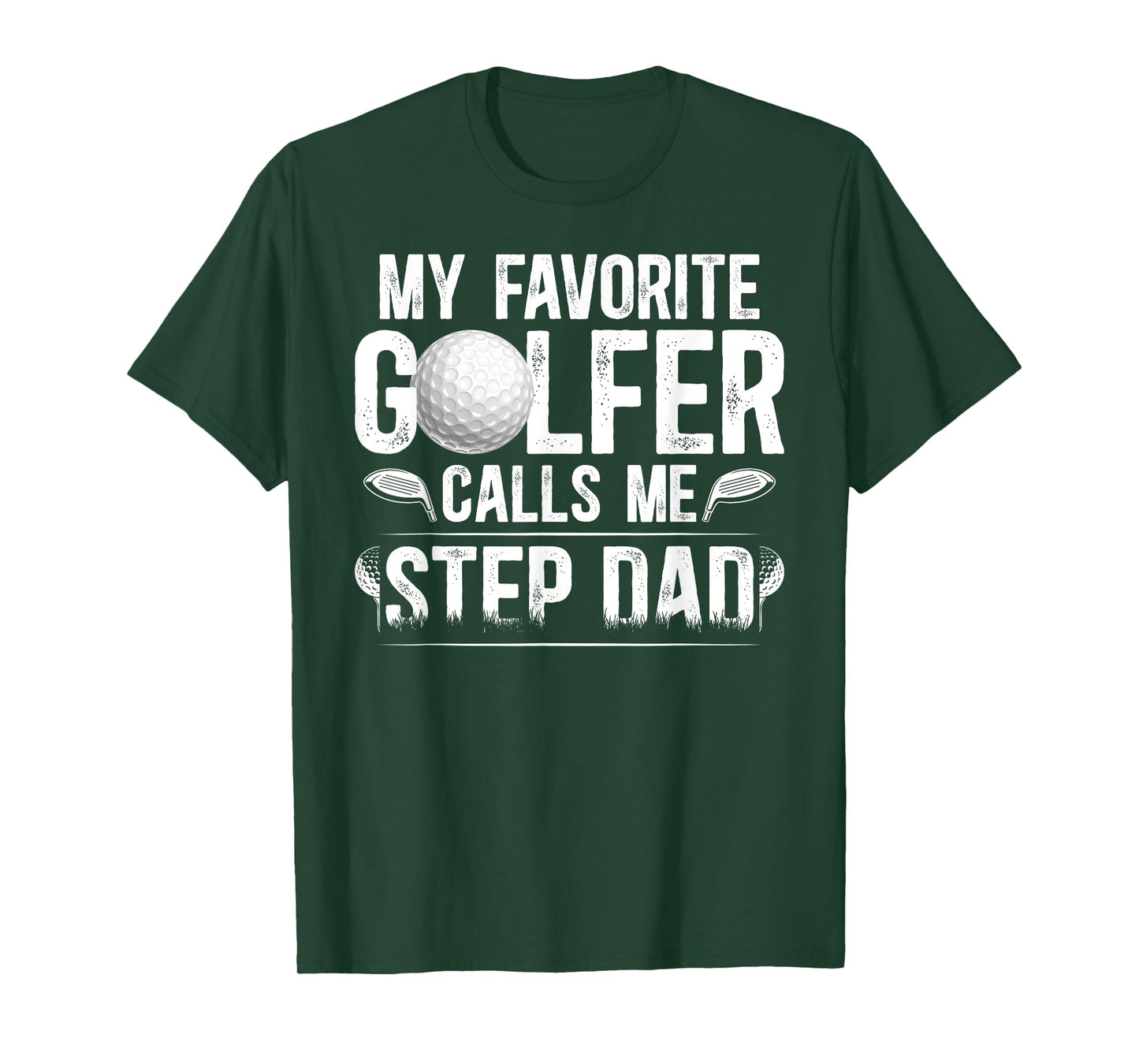 Proud Golf Step-Dad Golf Player Stepfather Golfer Stepdad T-Shirt