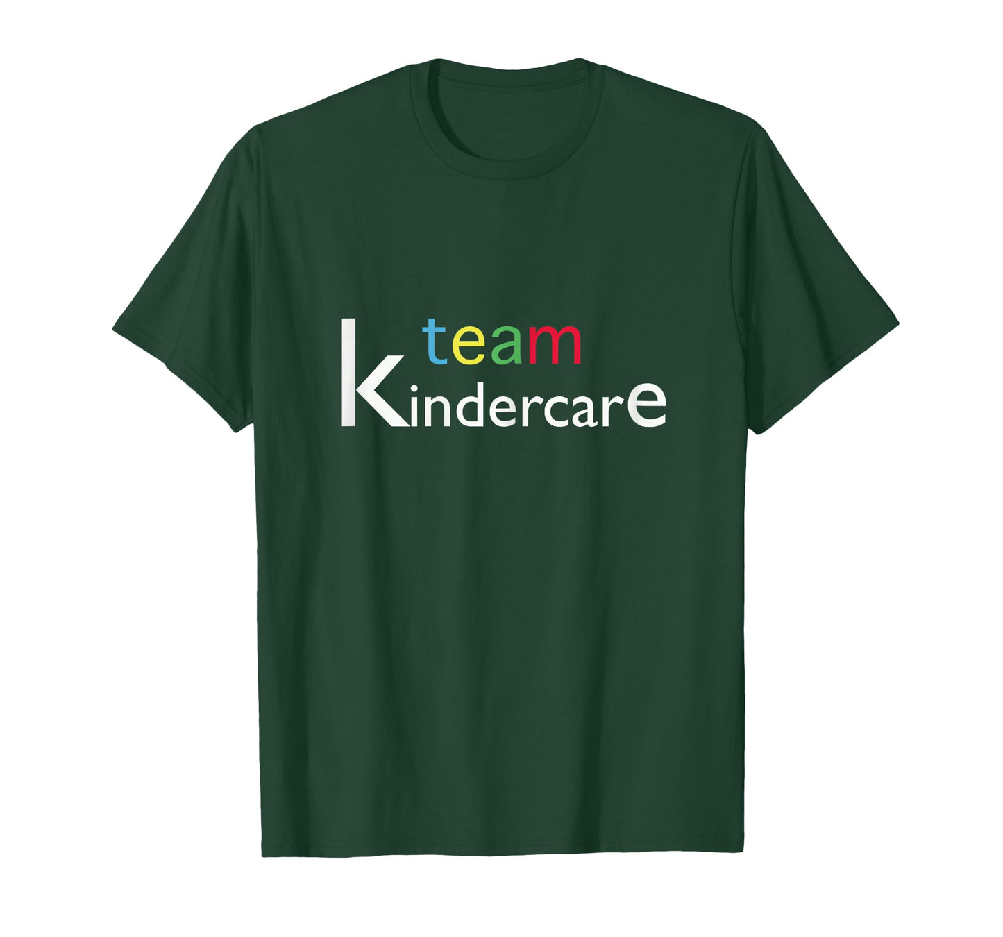 Womens team kindercare Teacher T-Shirt Back To School Shirt T-Shirt