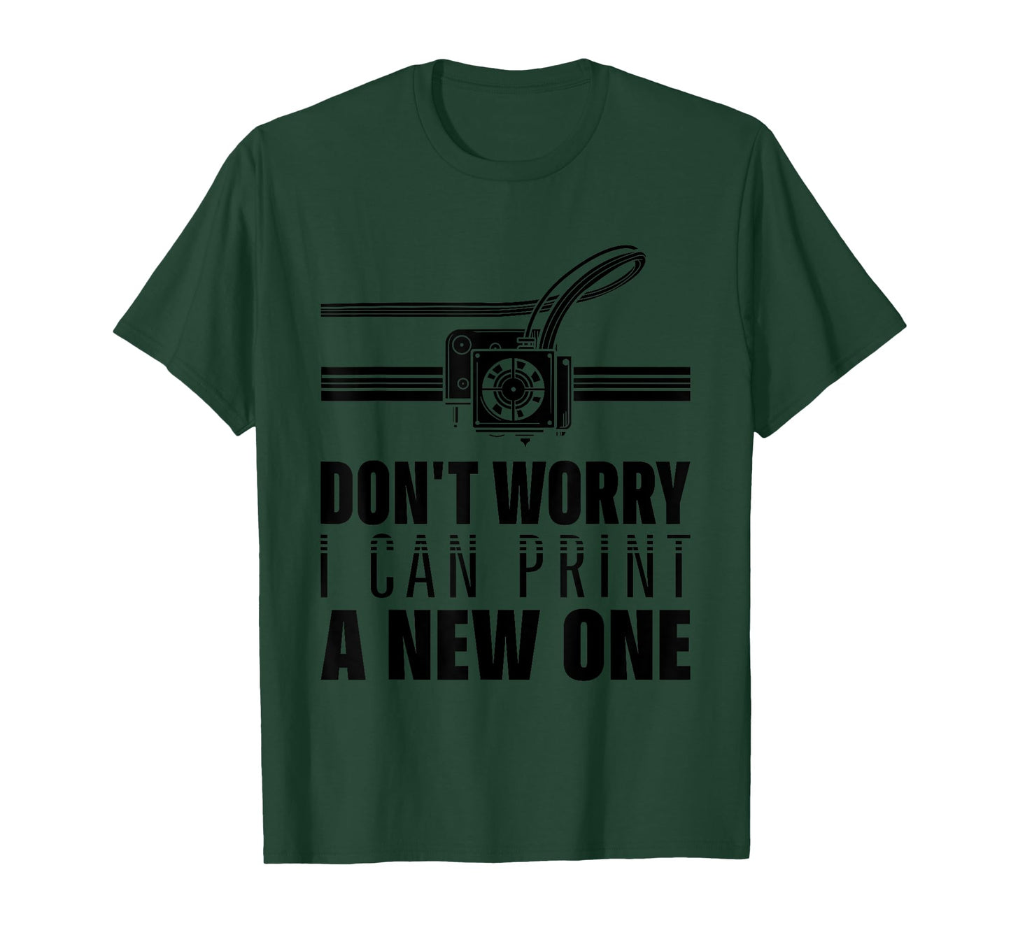 Funny 3D Printer Geek Filament Printing Machine Lover Outfit T-Shirt